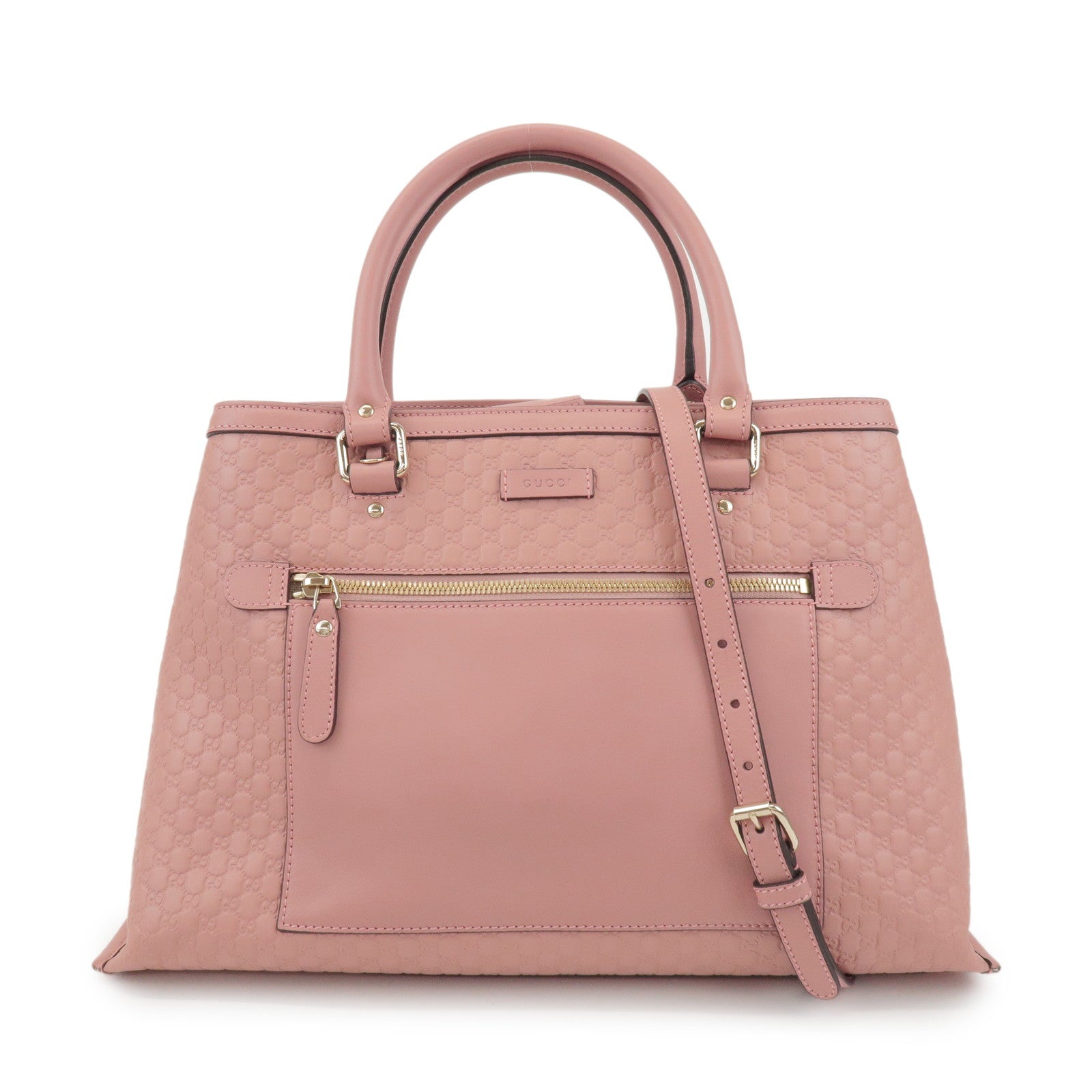 GUCCI Guccissima Leather 2Way Hand Bag Shoulder Bag Pink 510291