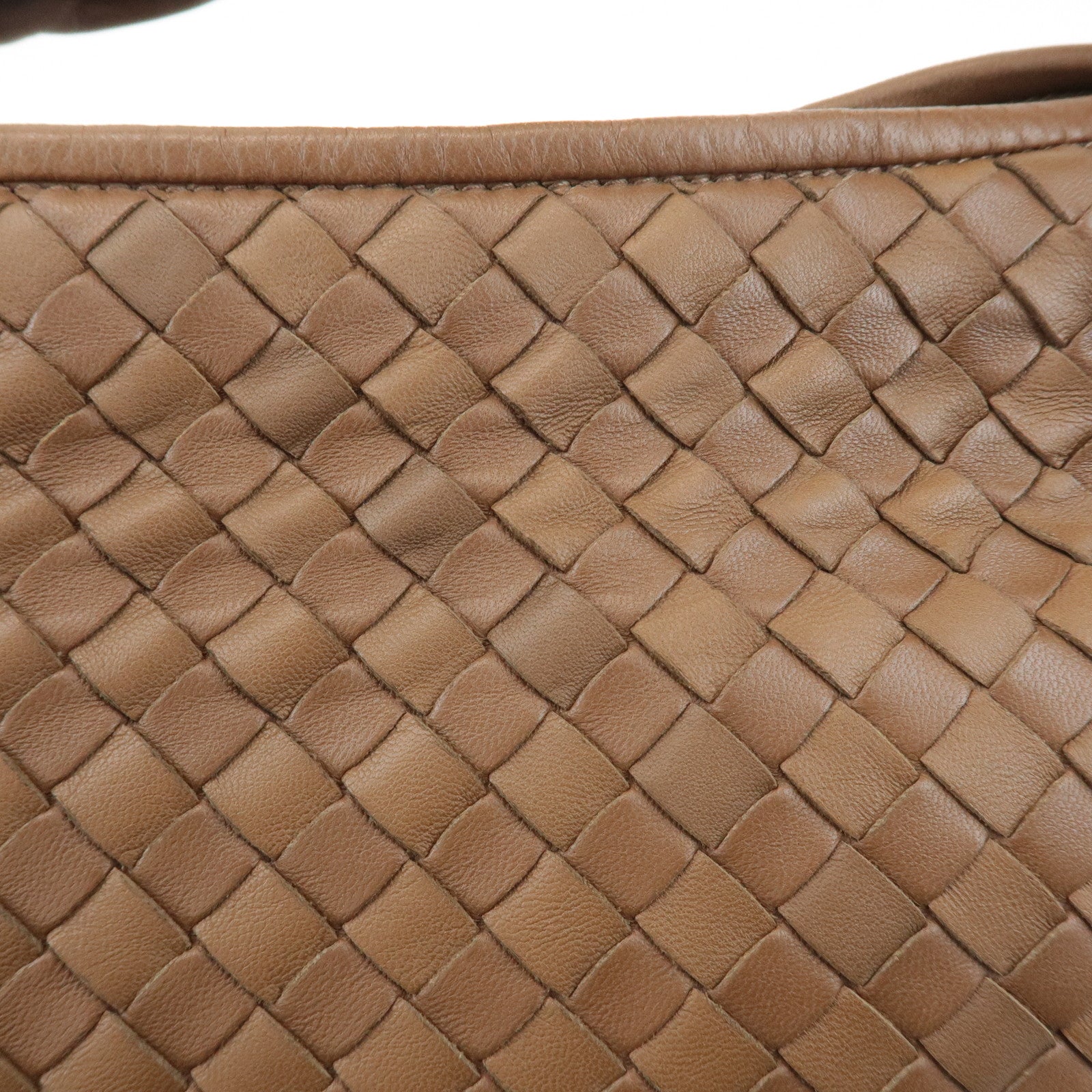 BOTTEGA VENETA Hobo Intrecciato Leather Shoulder Bag Brown 115653 Used