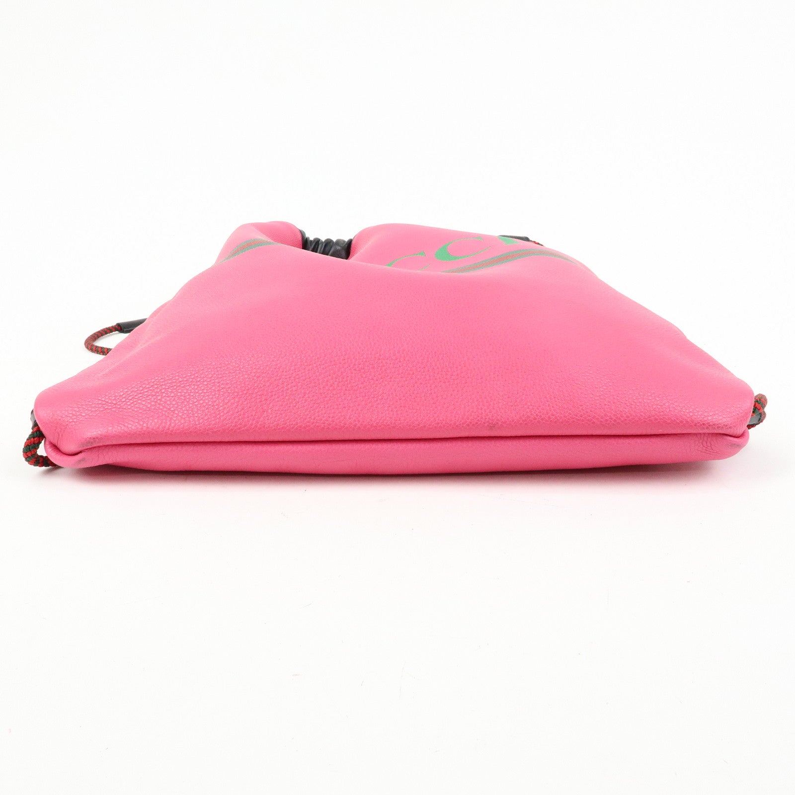 GUCCI Interlocking G Sherry Leather 2Way Bag Backpack Pink 494053