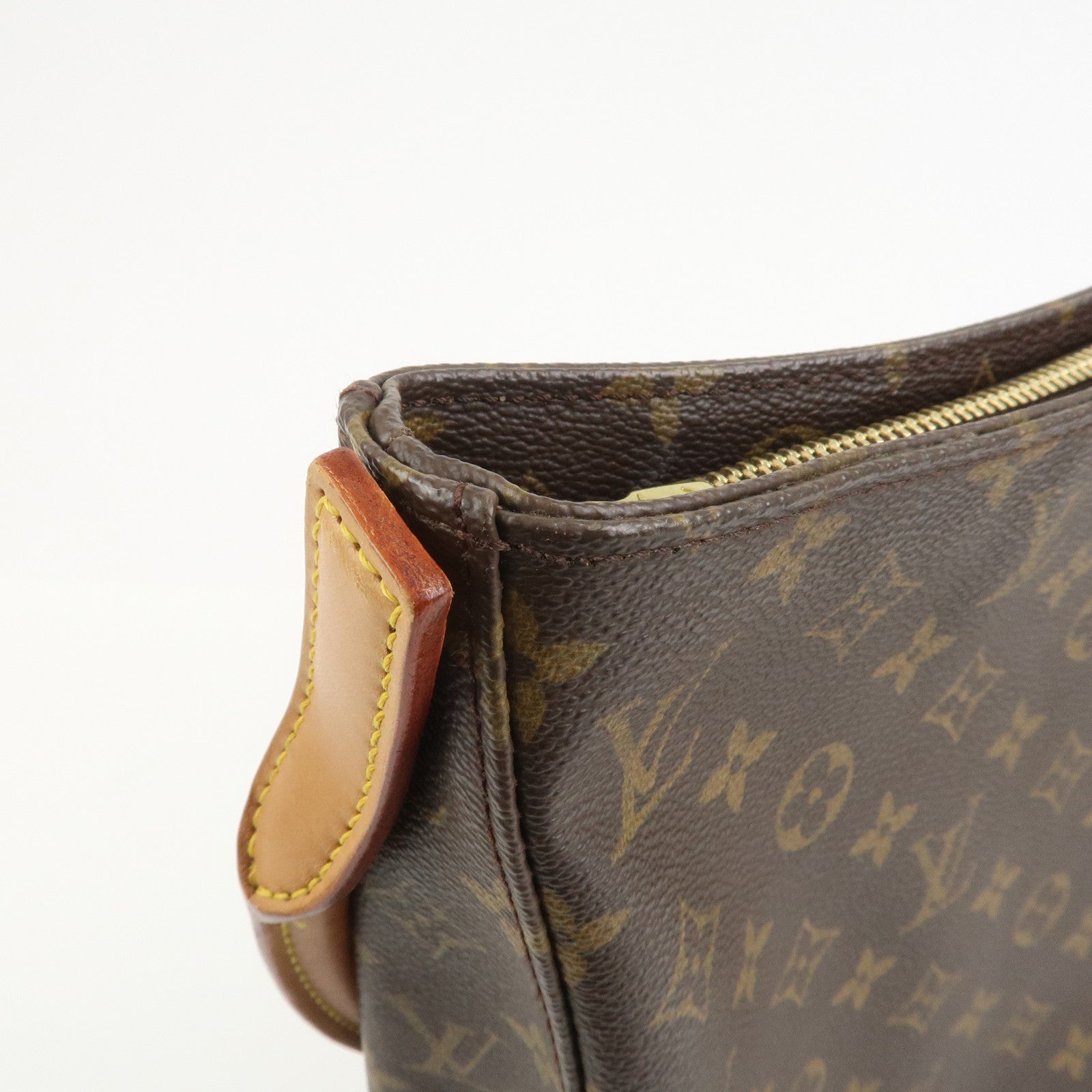 Louis Vuitton Monogram Looping GM Shoulder Bag Brown M51145