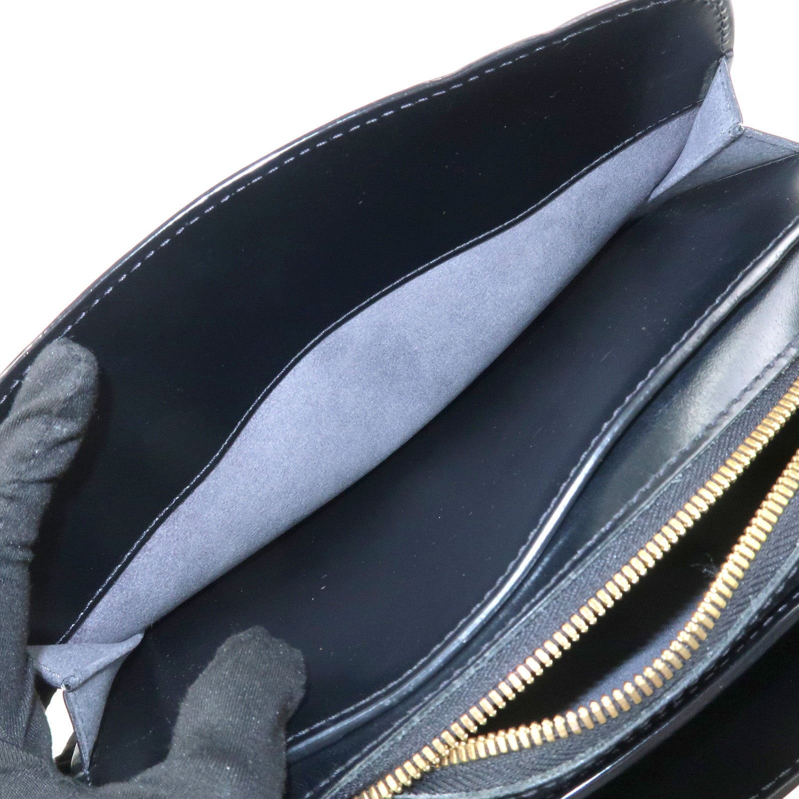 Louis Vuitton Epi Leather Pont Neuf Hand Bag Noir Black M52052
