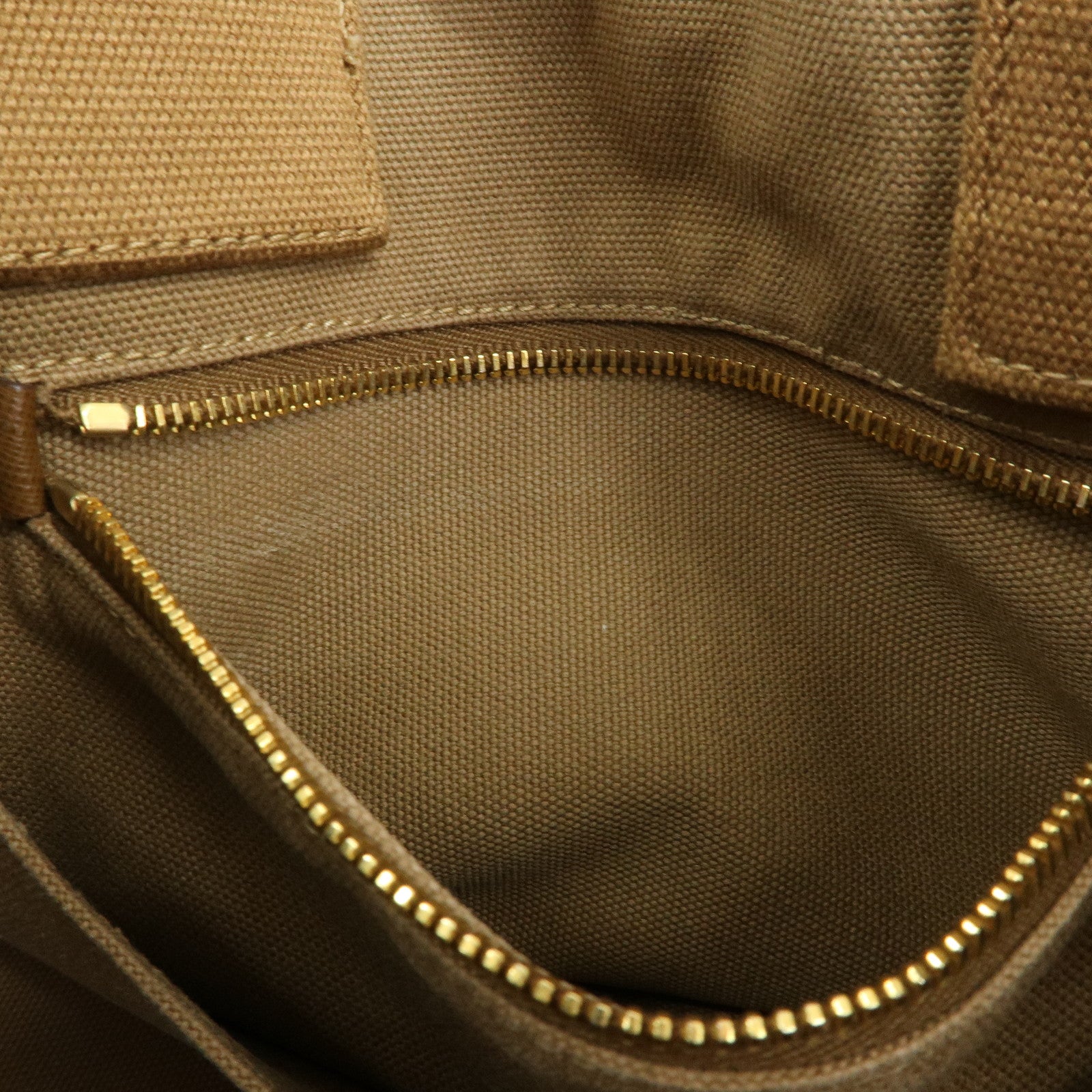 PRADA Triangle Logo CANAPA Canvas 2Way Bag Hand Bag Shoulder Bag