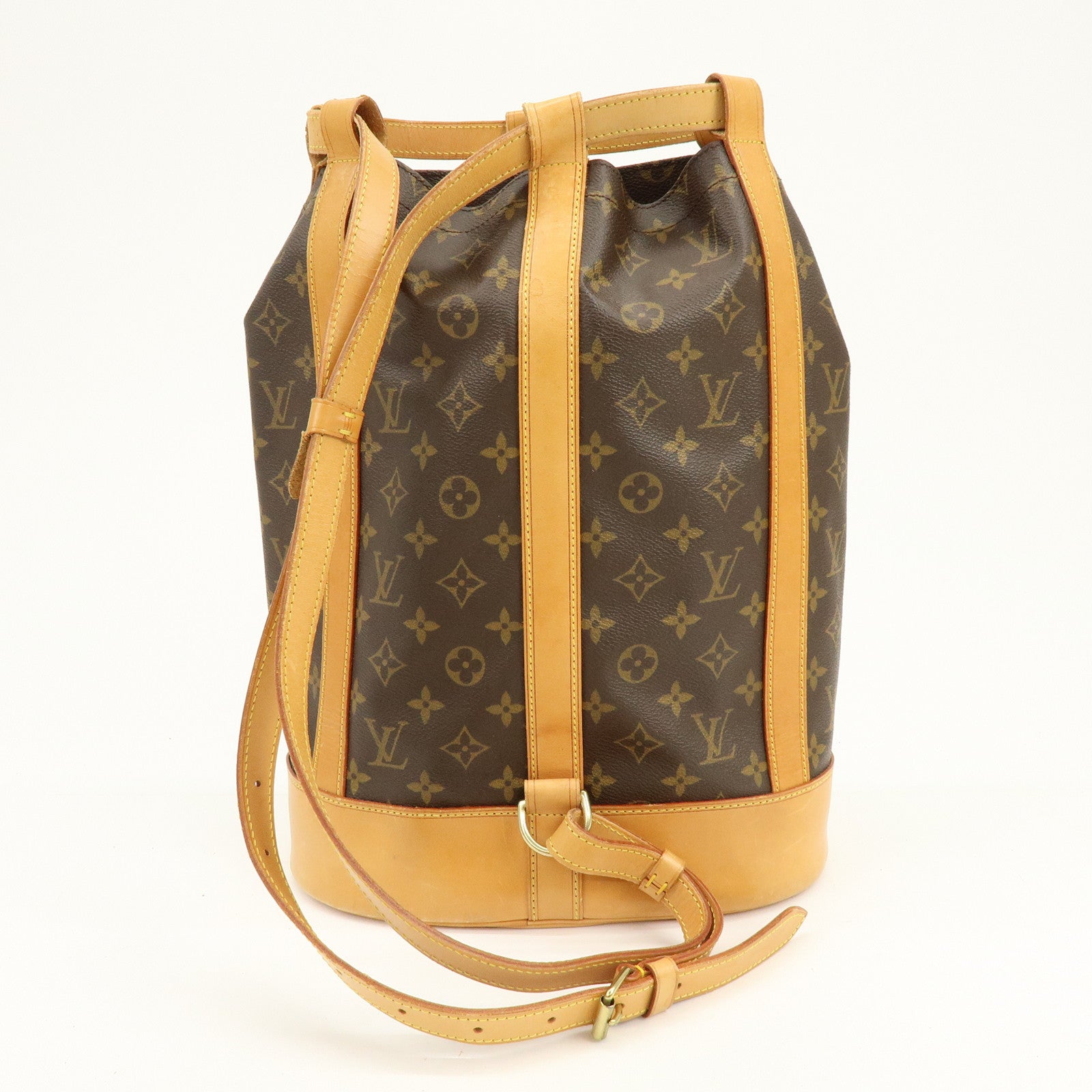 Louis Vuitton Monogram Randonnee PM Shoulder Bag Brown M42243