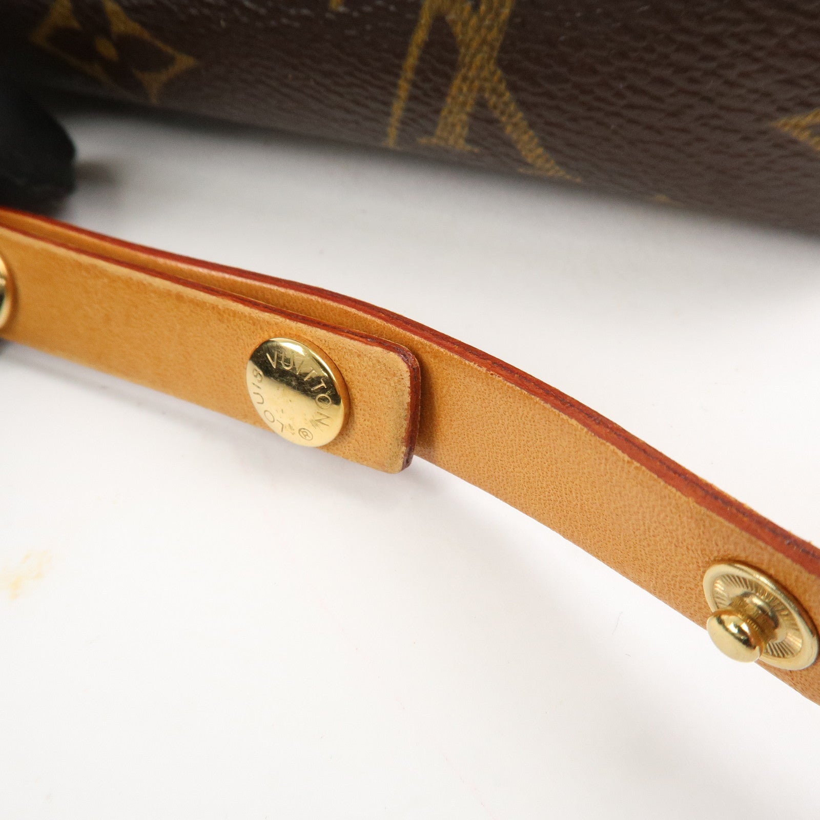 Louis Vuitton Monogram Pochette Florentine Waist Bag Belt XS M51855 Used
