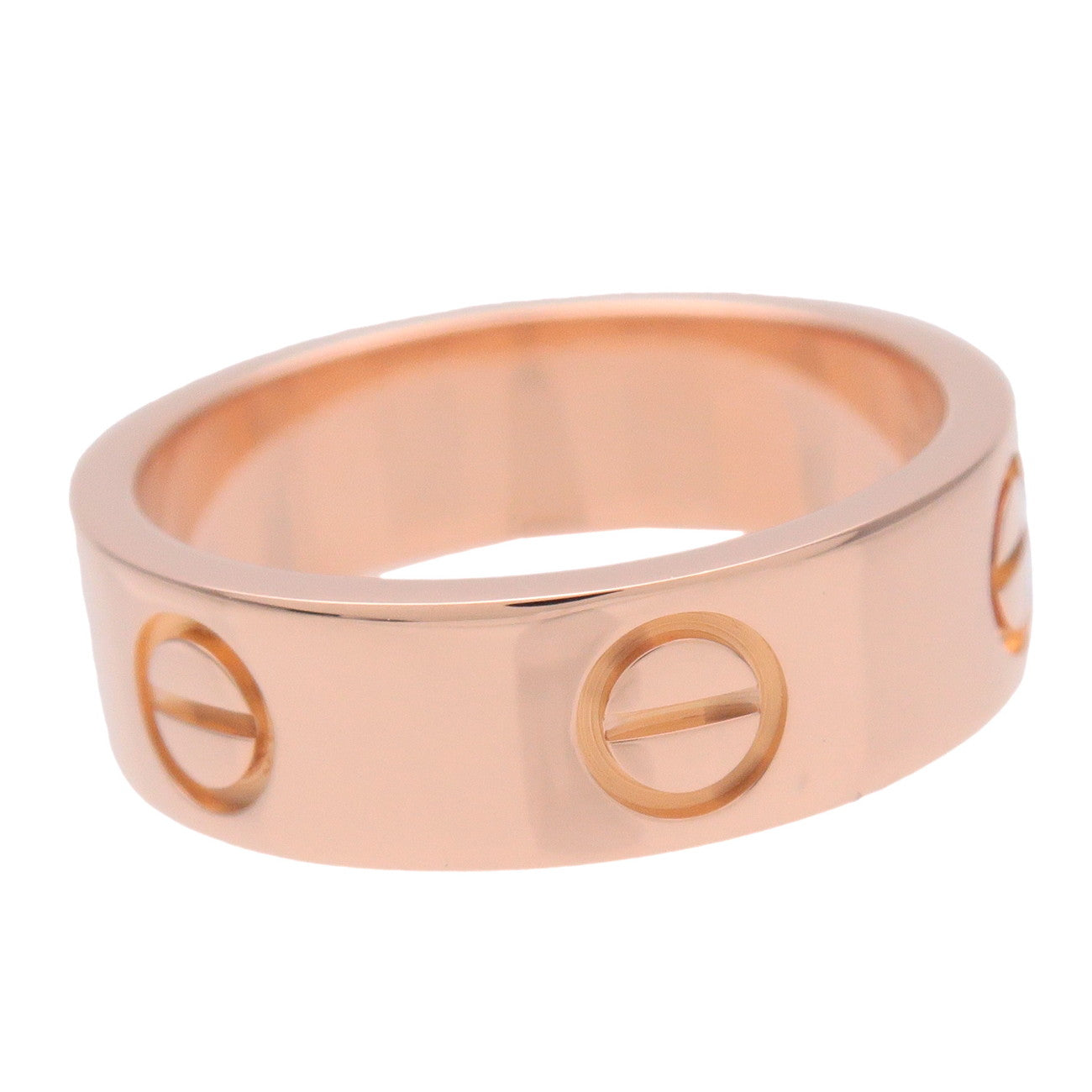 Cartier Love Ring K18 750PG Rose Gold #50 US5.25 EU50 HK11.5