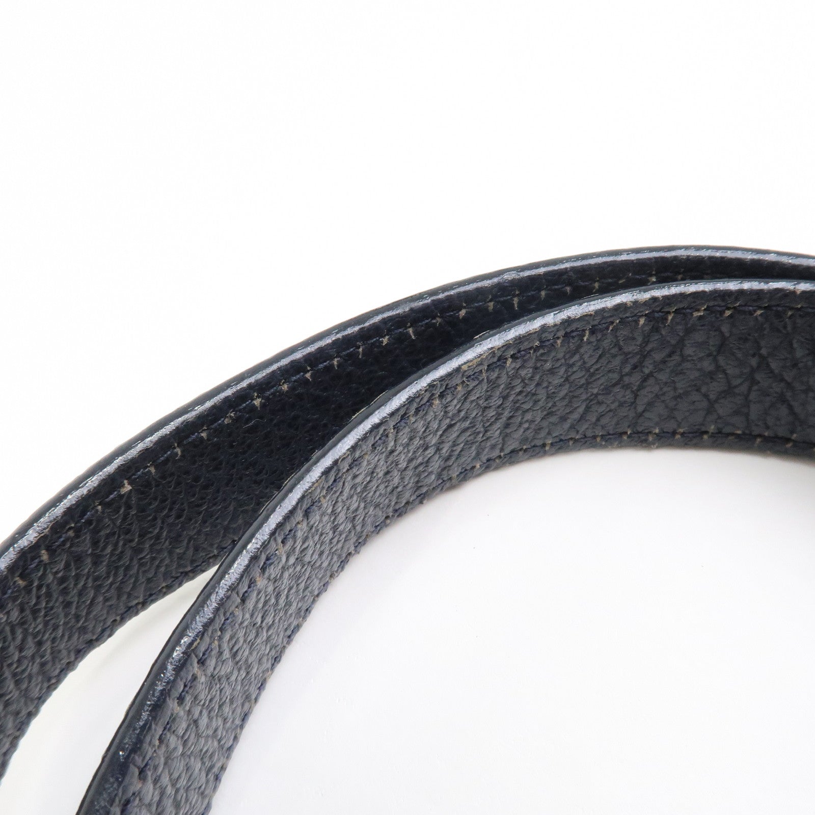 GUCCI Bamboo 2Way Bag Hand Bag Shoulder Bag Dark Navy 001繝サ2865