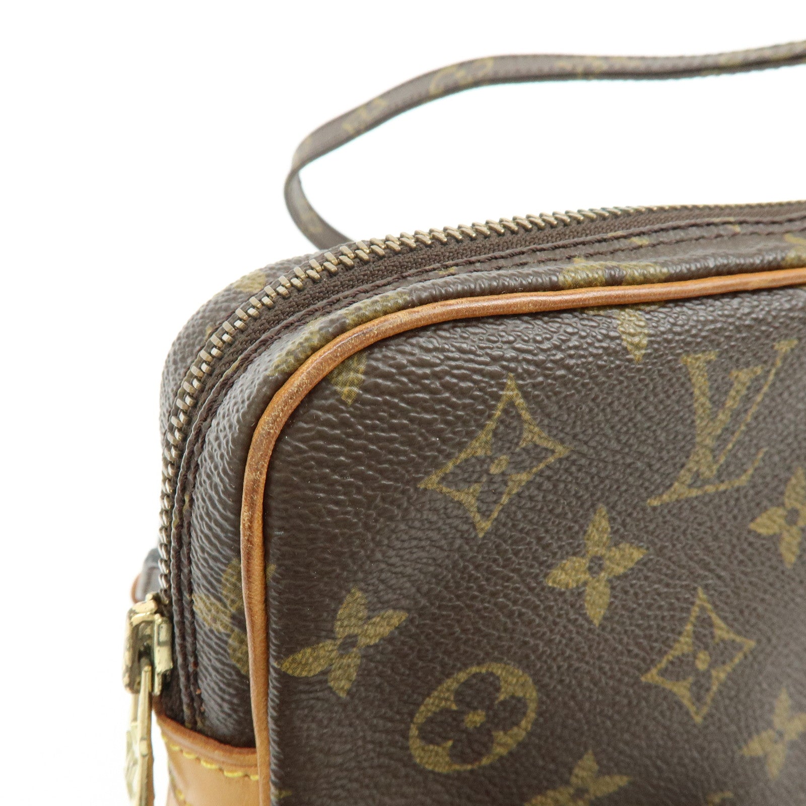 Louis Vuitton Monogram Pochette Marly Bandouliere Bag Brown M51828