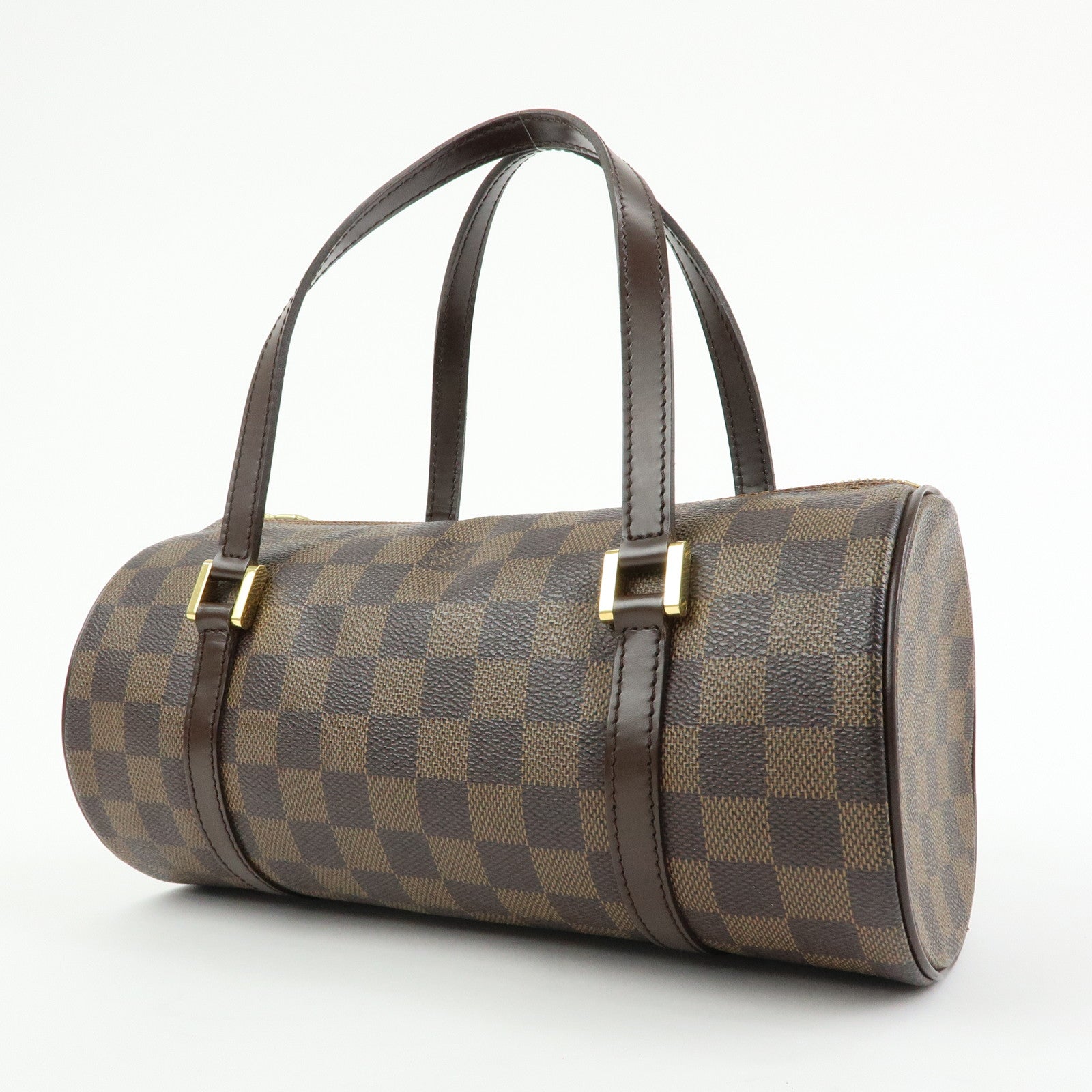 Louis Vuitton Damier Ebene Papillon 26 Hand Bag Brown N51304
