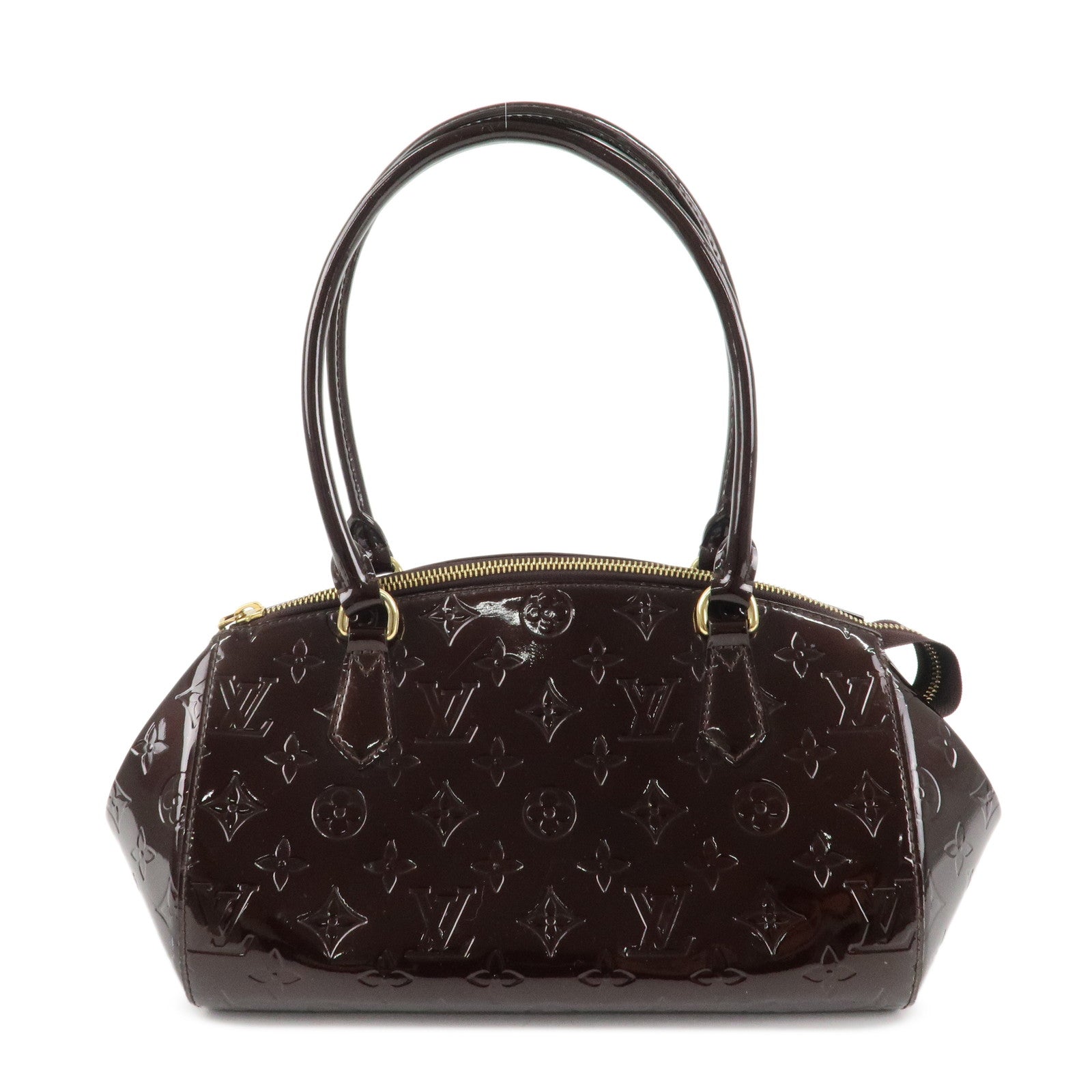 Louis Vuitton Monogram Vernis Sherwood PM Hand Bag M91493 Used