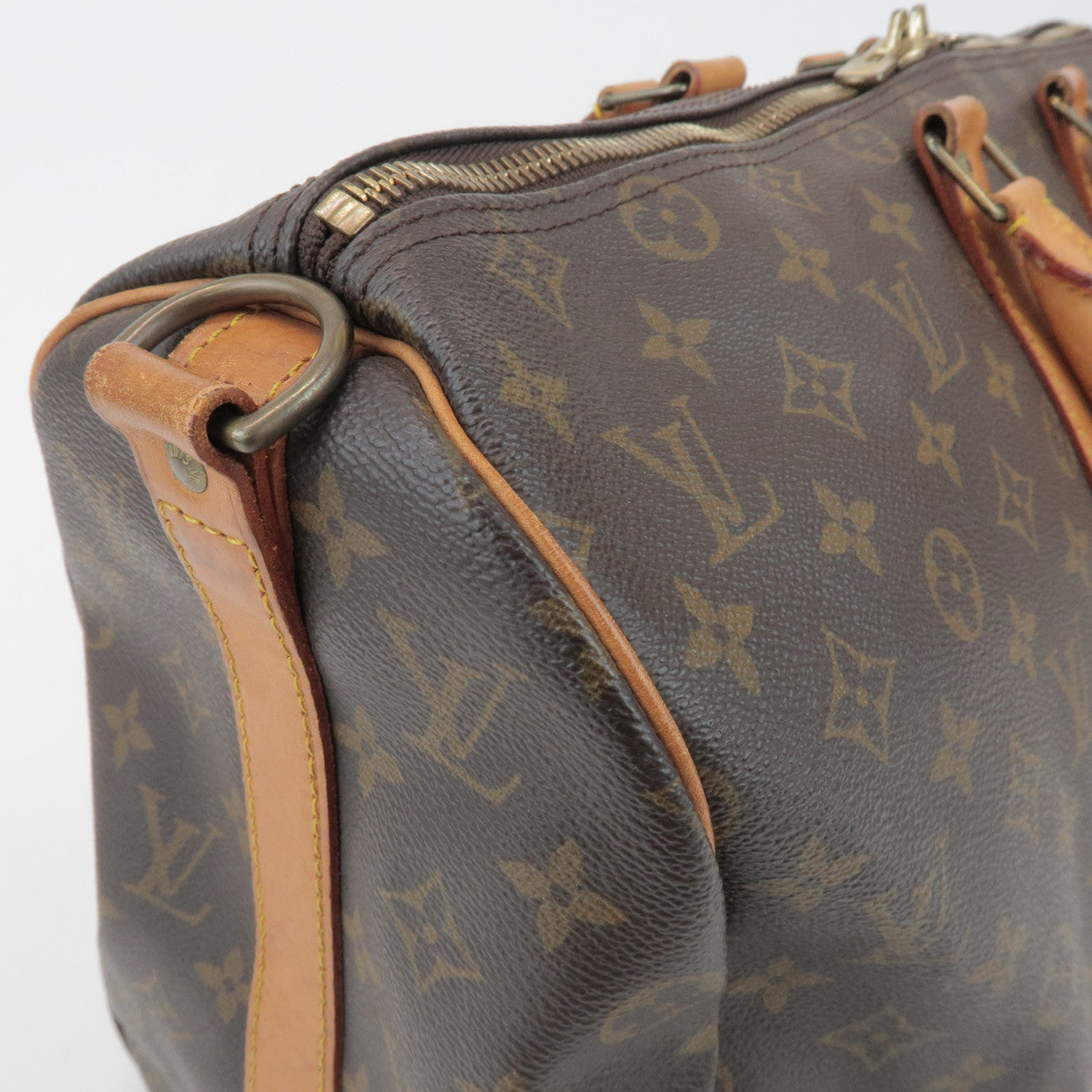 Louis Vuitton Monogram Keep All Bandouliere 45 Boston Bag M41418
