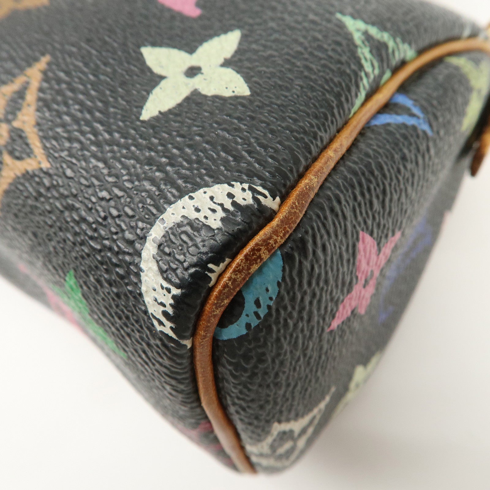 Louis Vuitton Monogram Multi Color Mini Speedy Mini Bag Noir M92644 Used