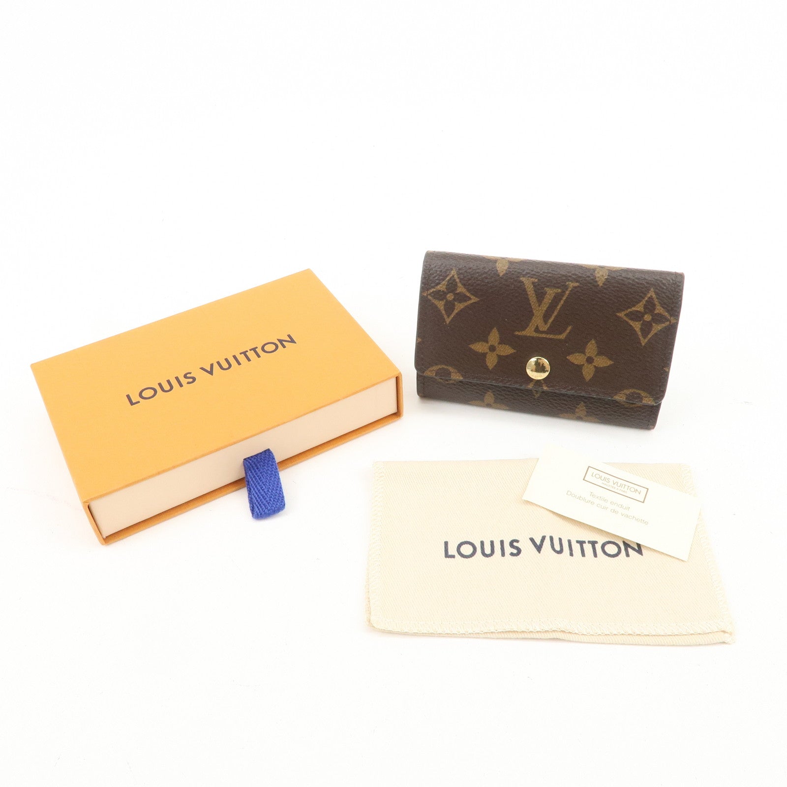 Louis Vuitton Monogram Multicles 6 Key Case Key Holder Brown M62630