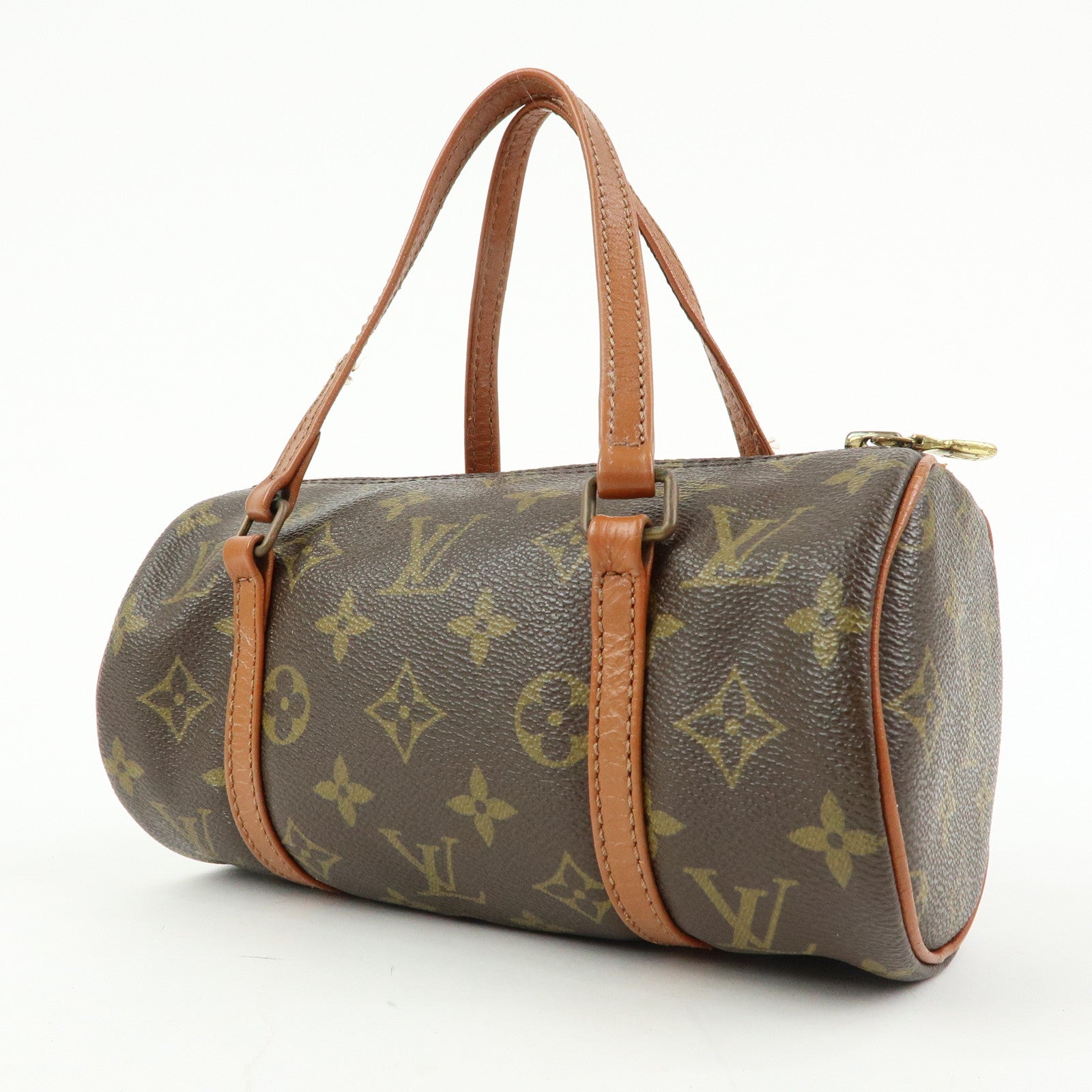 Louis Vuitton Monogram Canvas Leather Papillon 22 Hand Bag M51367