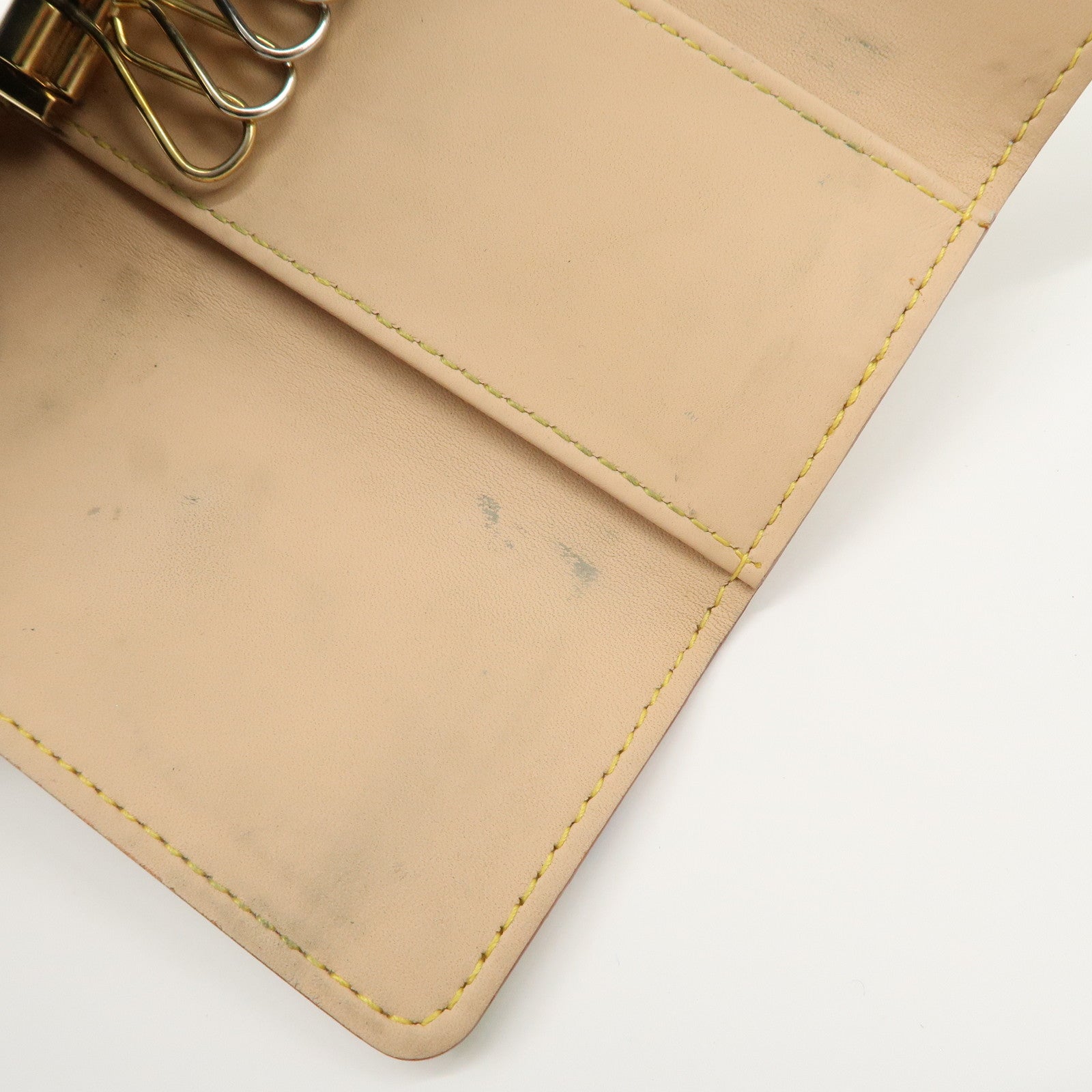 Louis Vuitton Monogram Multicolor Multiclés 4 Key Case Blanc M60043 Used