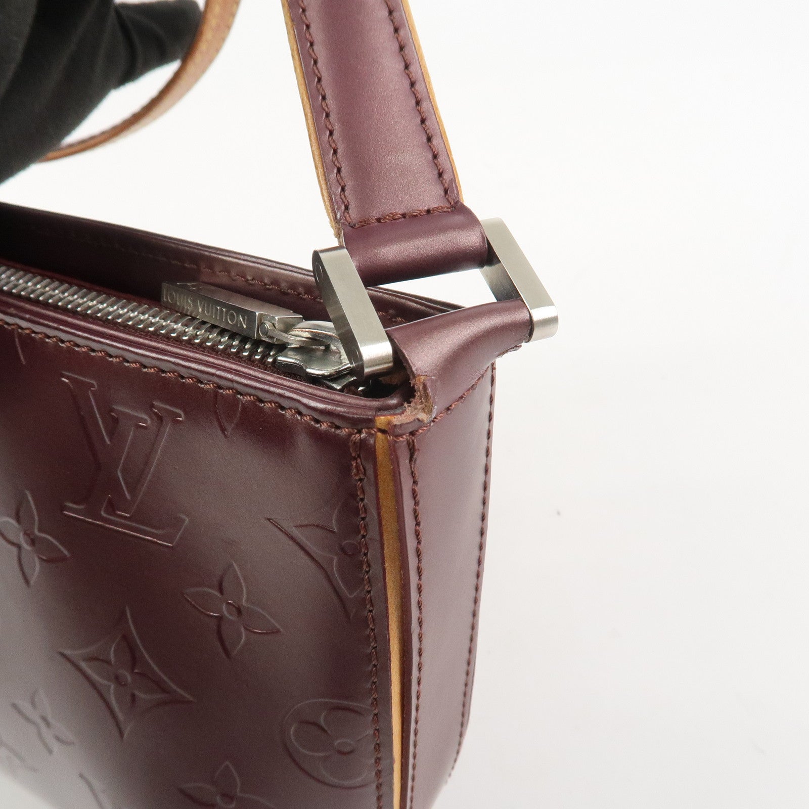 Louis Vuitton Monogram Matte Fowler Shoulder Bag Violet M55146