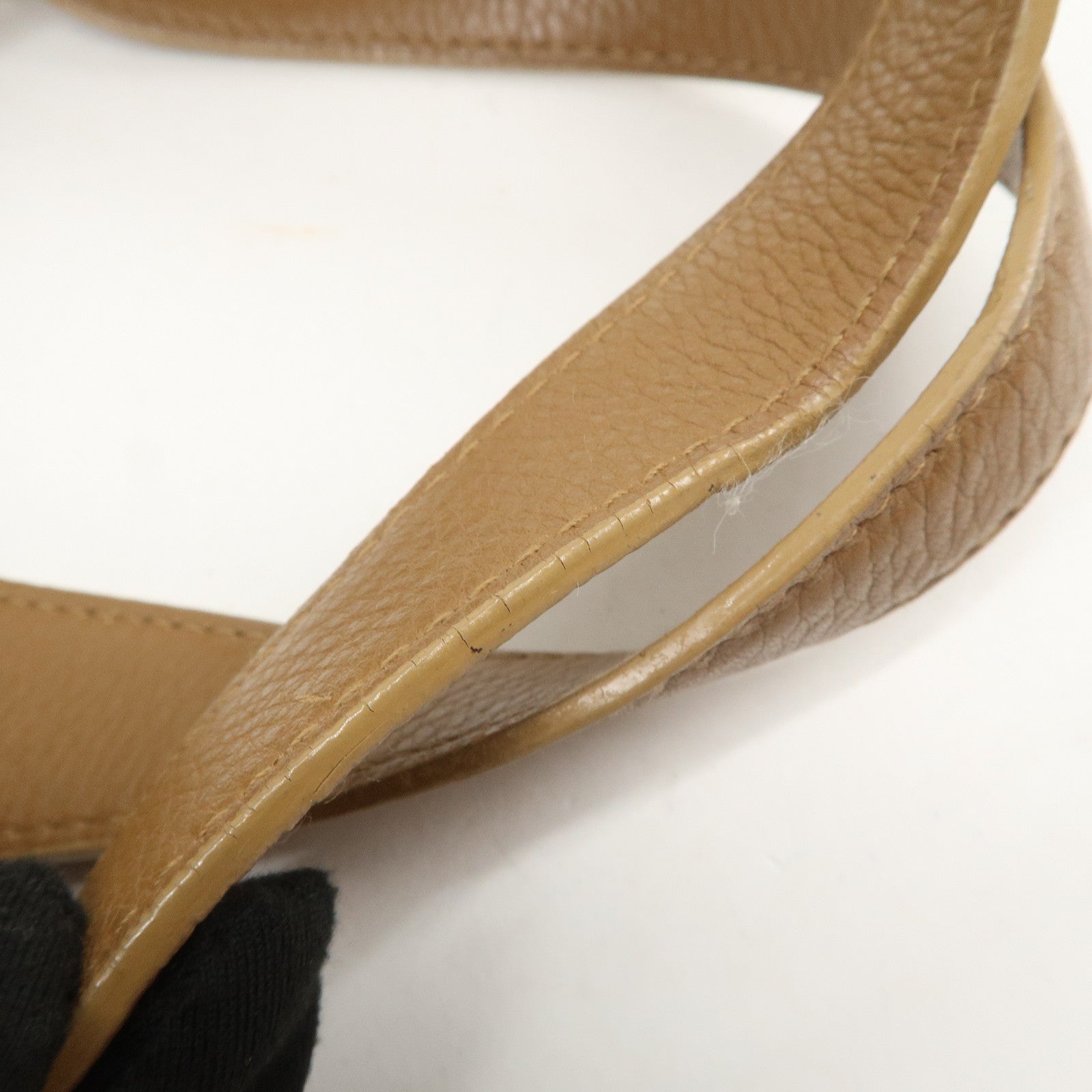 BVLGARI Logo Mania Canvas Leather Hand Bag Light Brown