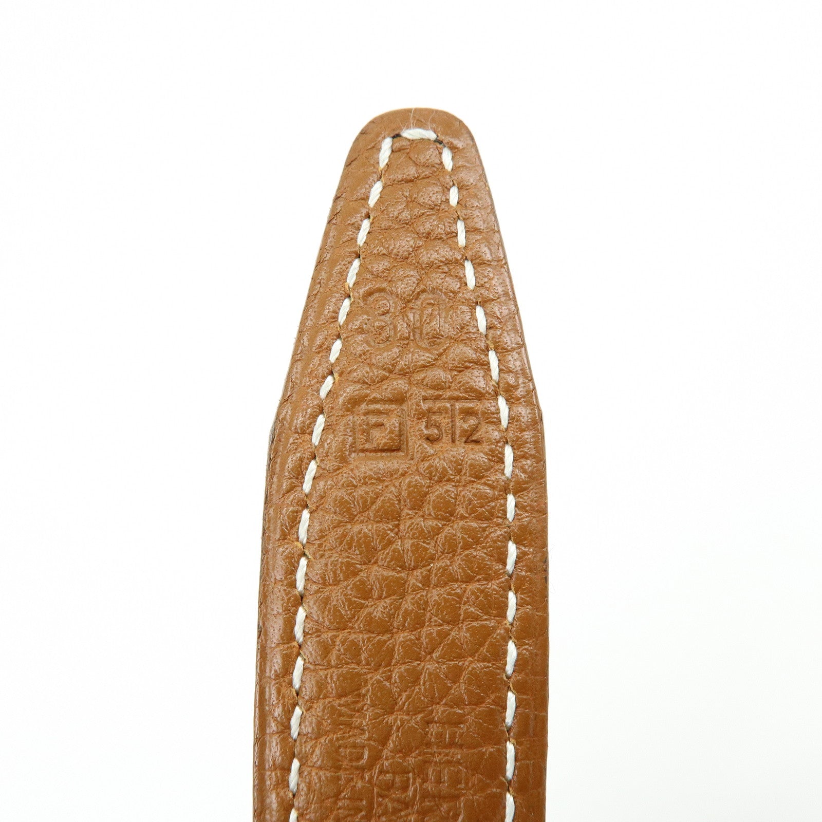 HERMES H Buckle □F Stamped Reversible Constance Belt 80 Black