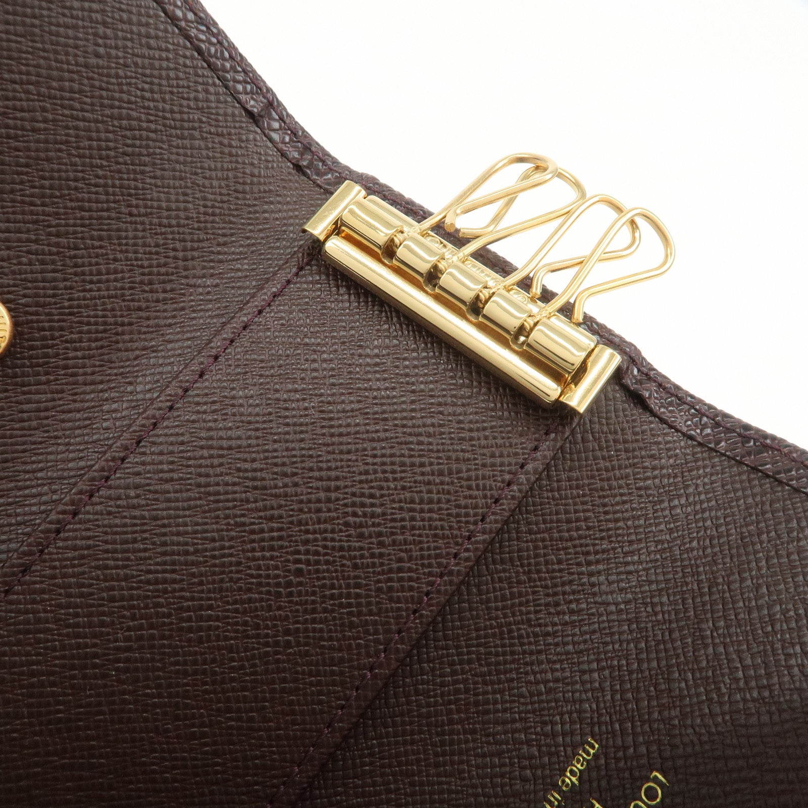 Louis Vuitton Taiga Multicles 4 Key Case Key Holder Grizzly M30528