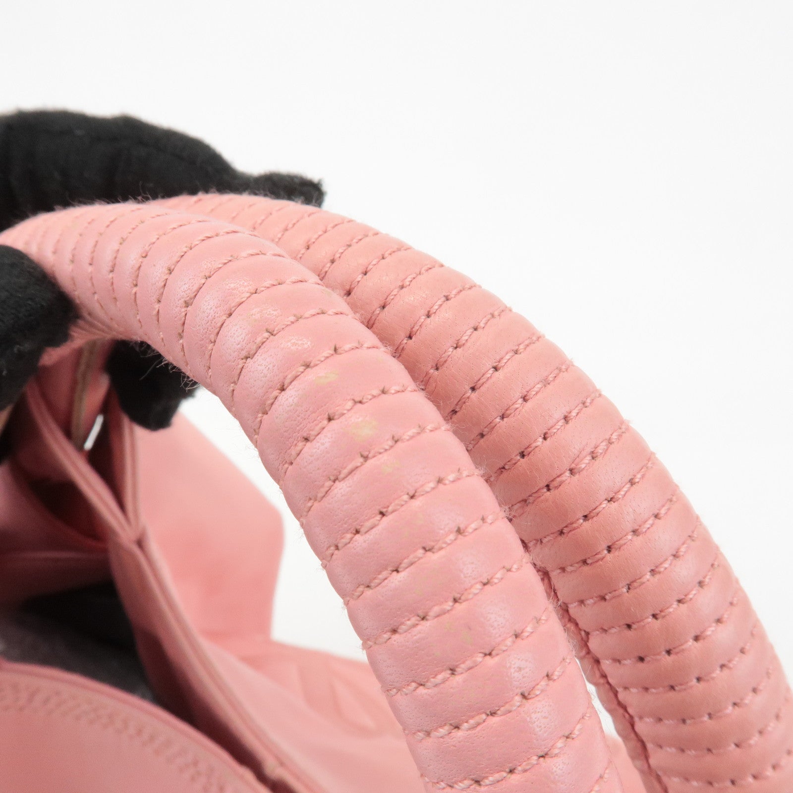 LOEWE Anagram Leather Nappa Aire Shoulder Hand Bag Pink Used