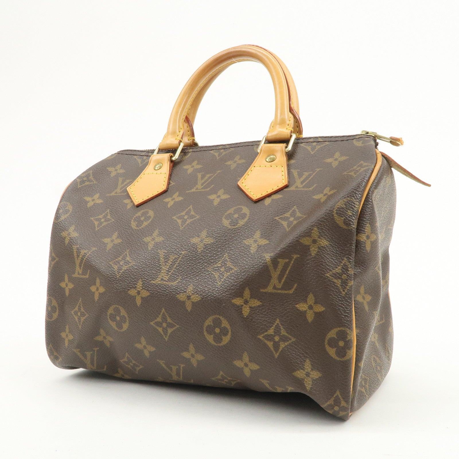 Louis Vuitton Monogram Speedy 25 Boston Bag Hand Bag Brown M41528