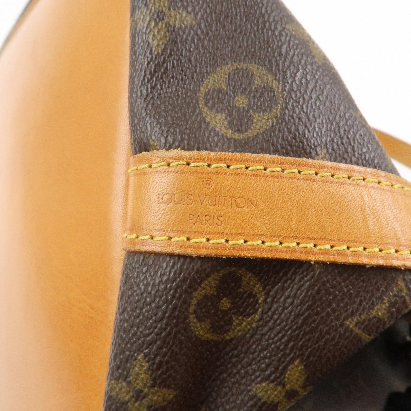 Louis Vuitton Monogram Petit Noe Shoulder Bag Brown M42226