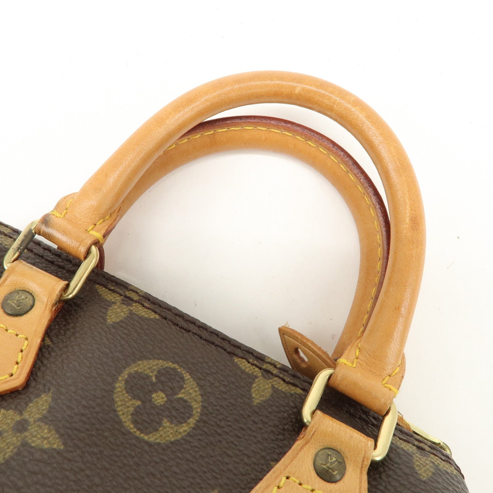Louis Vuitton Monogram Canvas Mini Speedy Hand Bag Brown M41534
