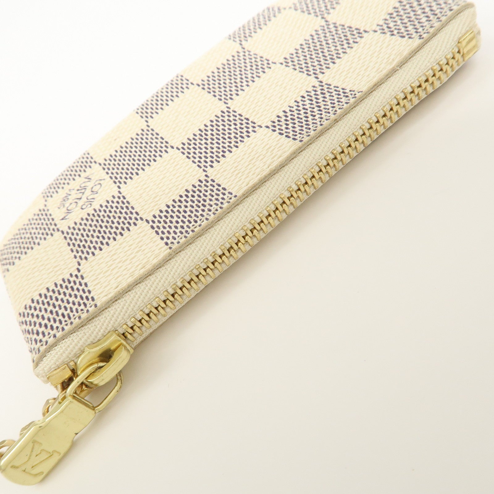 Louis Vuitton Damier Azur Pochette Cles Coin Case N62659