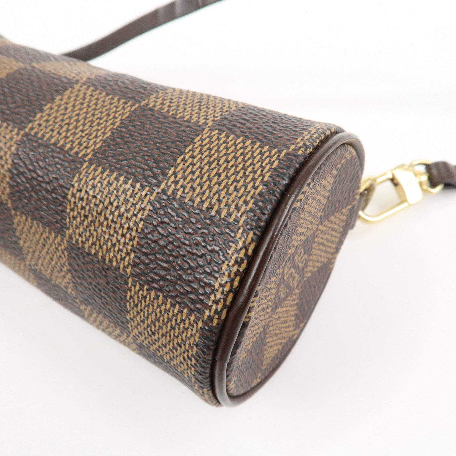 Louis Vuitton Damier Ebene Mini Pouch for Papillon Bag Brown