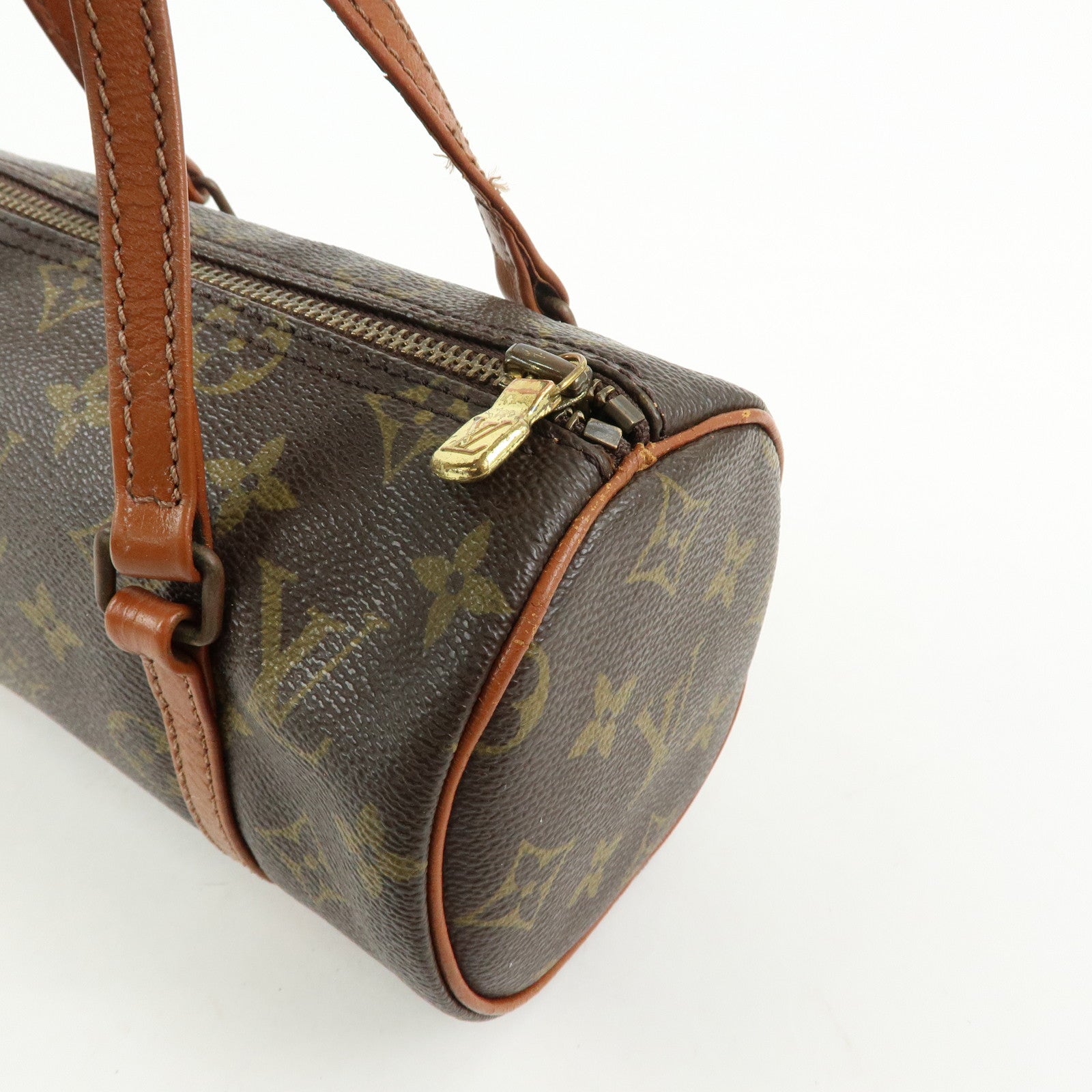 Louis Vuitton Monogram Canvas Leather Papillon 22 Hand Bag M51367