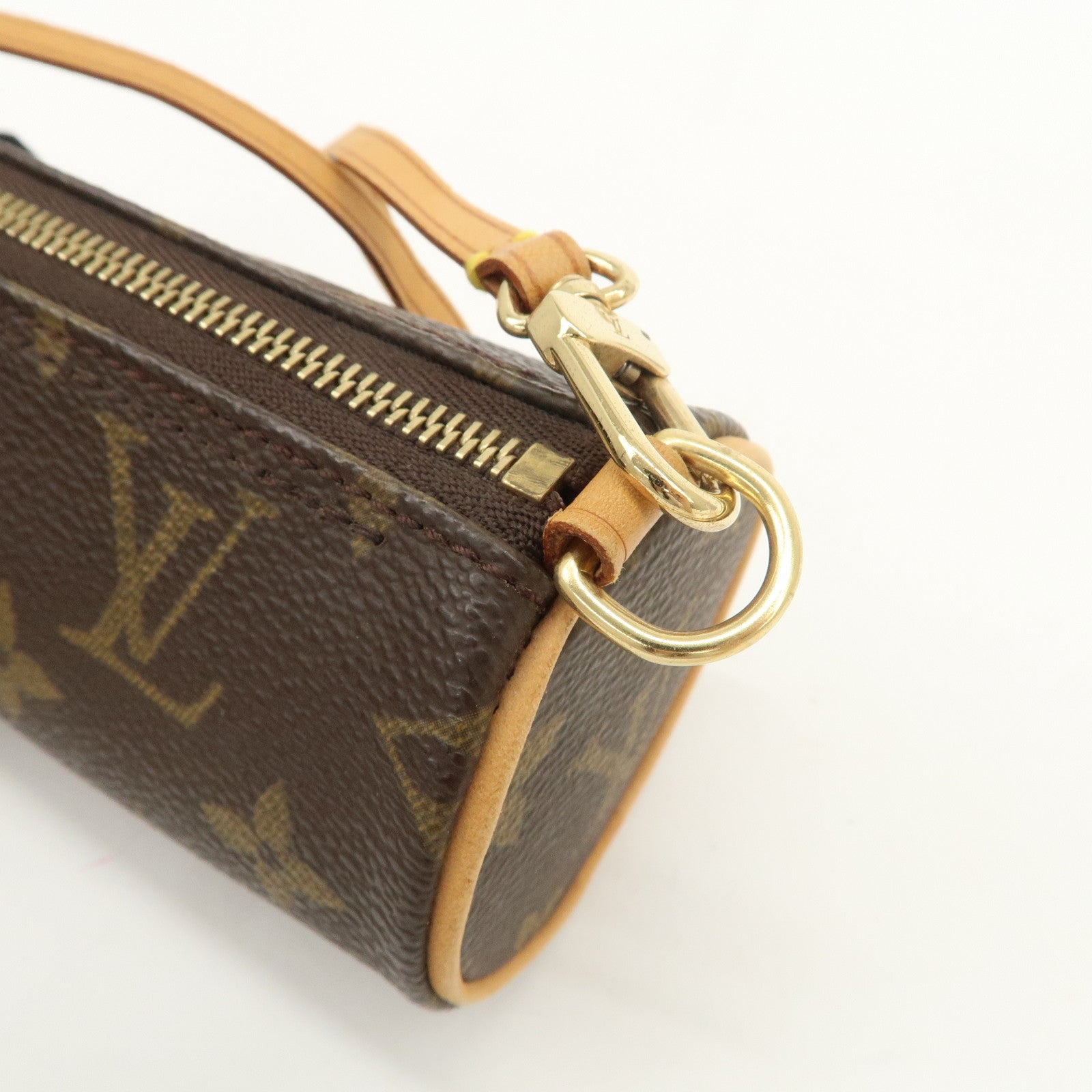 Louis Vuitton Monogram Mini Pouch for Papillon Bag New Style Brown