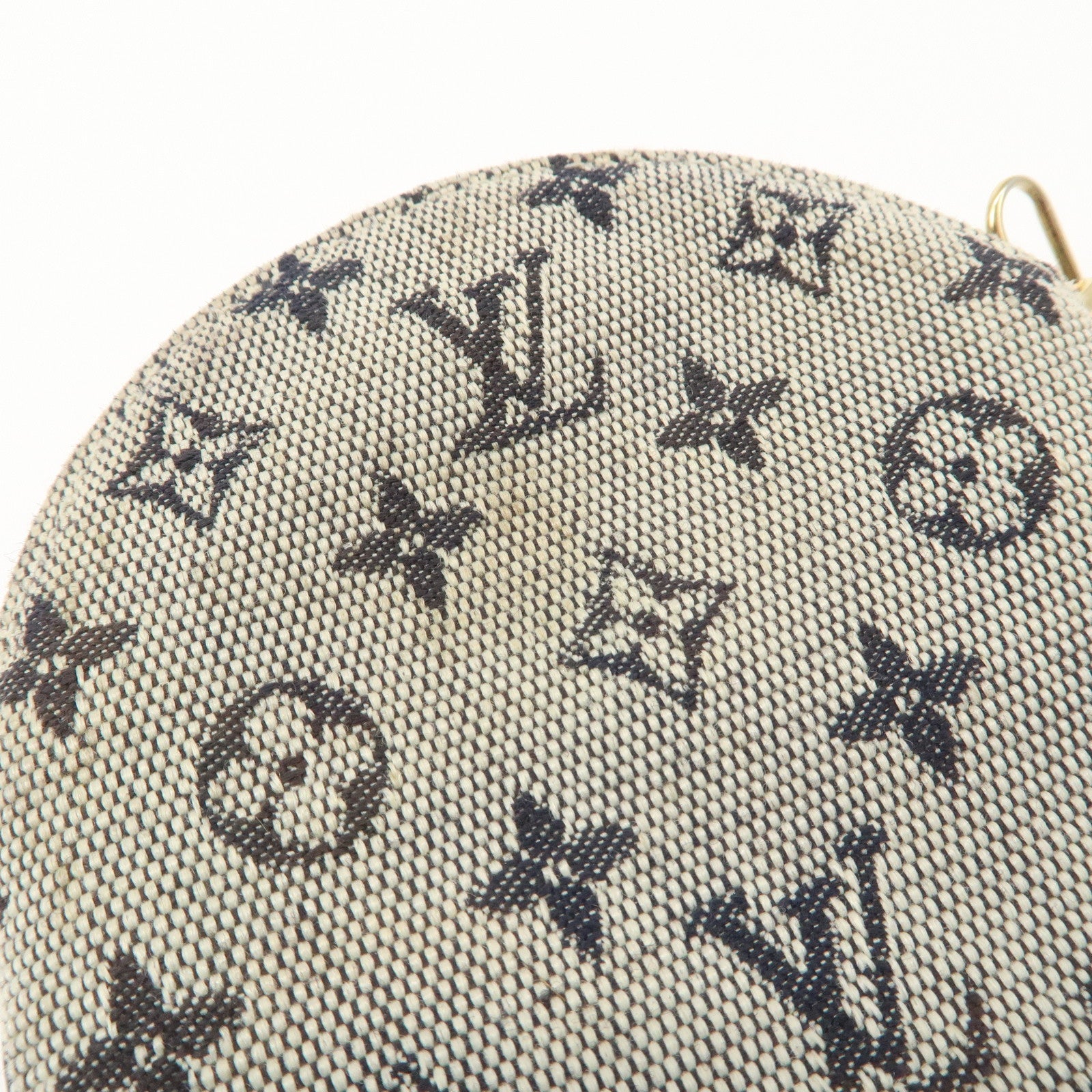 Louis Vuitton Monogram Mini Porte Monnaie Coin Case Blue M92640