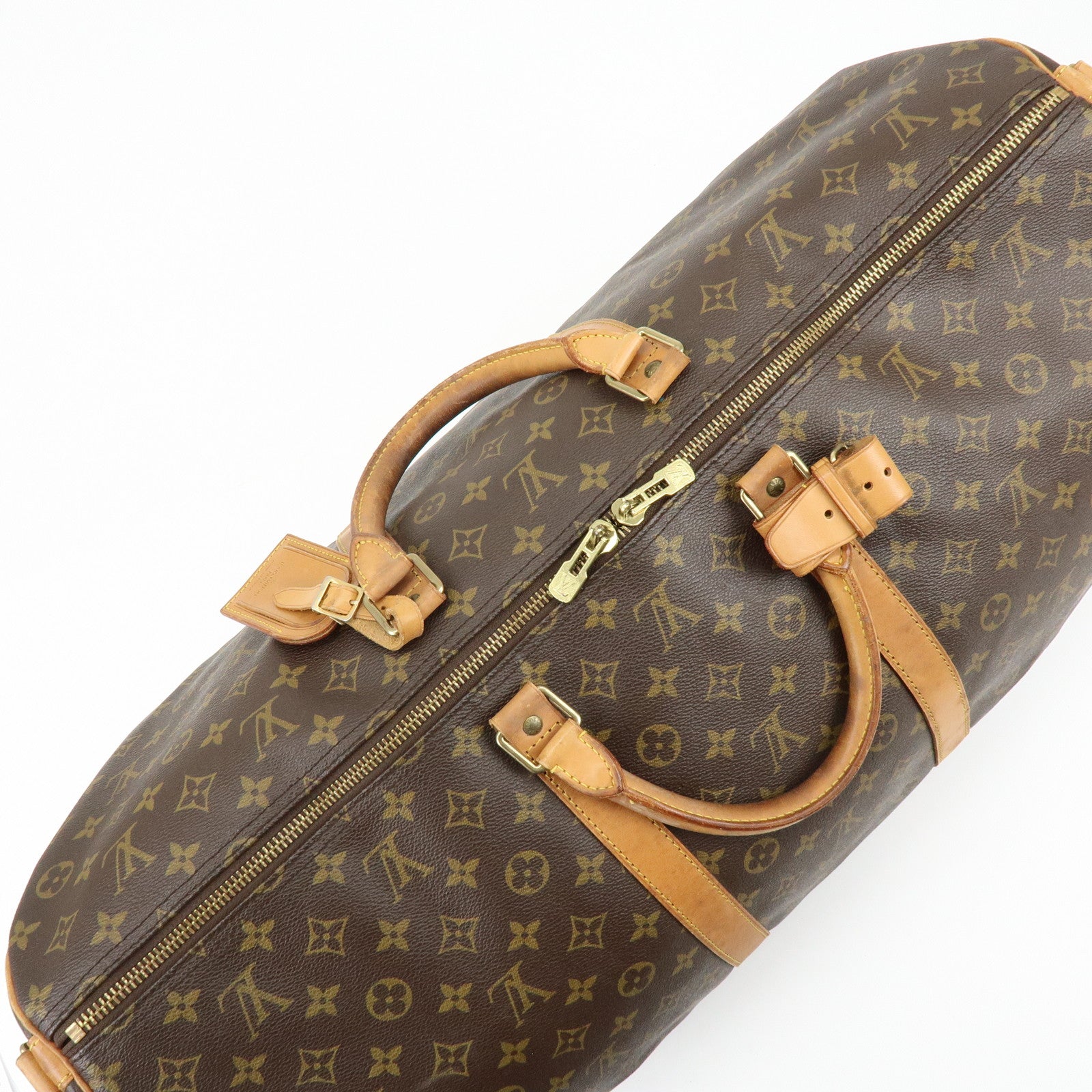 Louis Vuitton Monogram Keep All Bandouliere 60 Boston Bag M41412