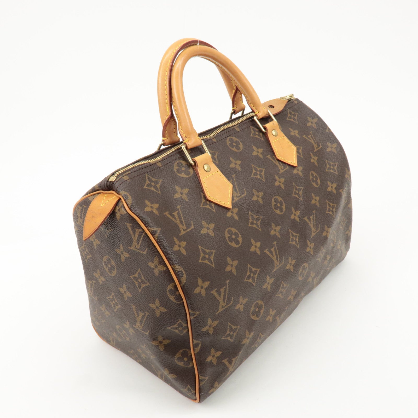 Louis Vuitton Monogram Speedy 30 Hand Bag Boston Bag M41526 Used