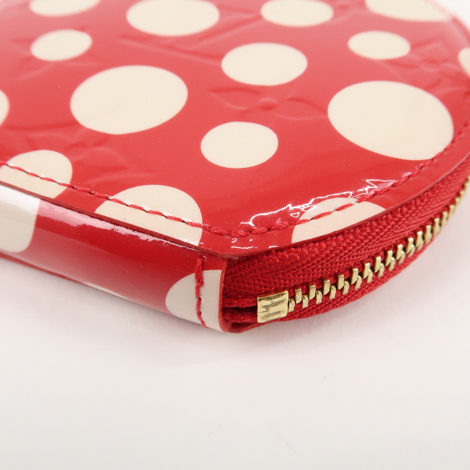 Louis Vuitton Vernis Yayoi Kusama Porte Monnaie Chapeau Coin M91570 Used