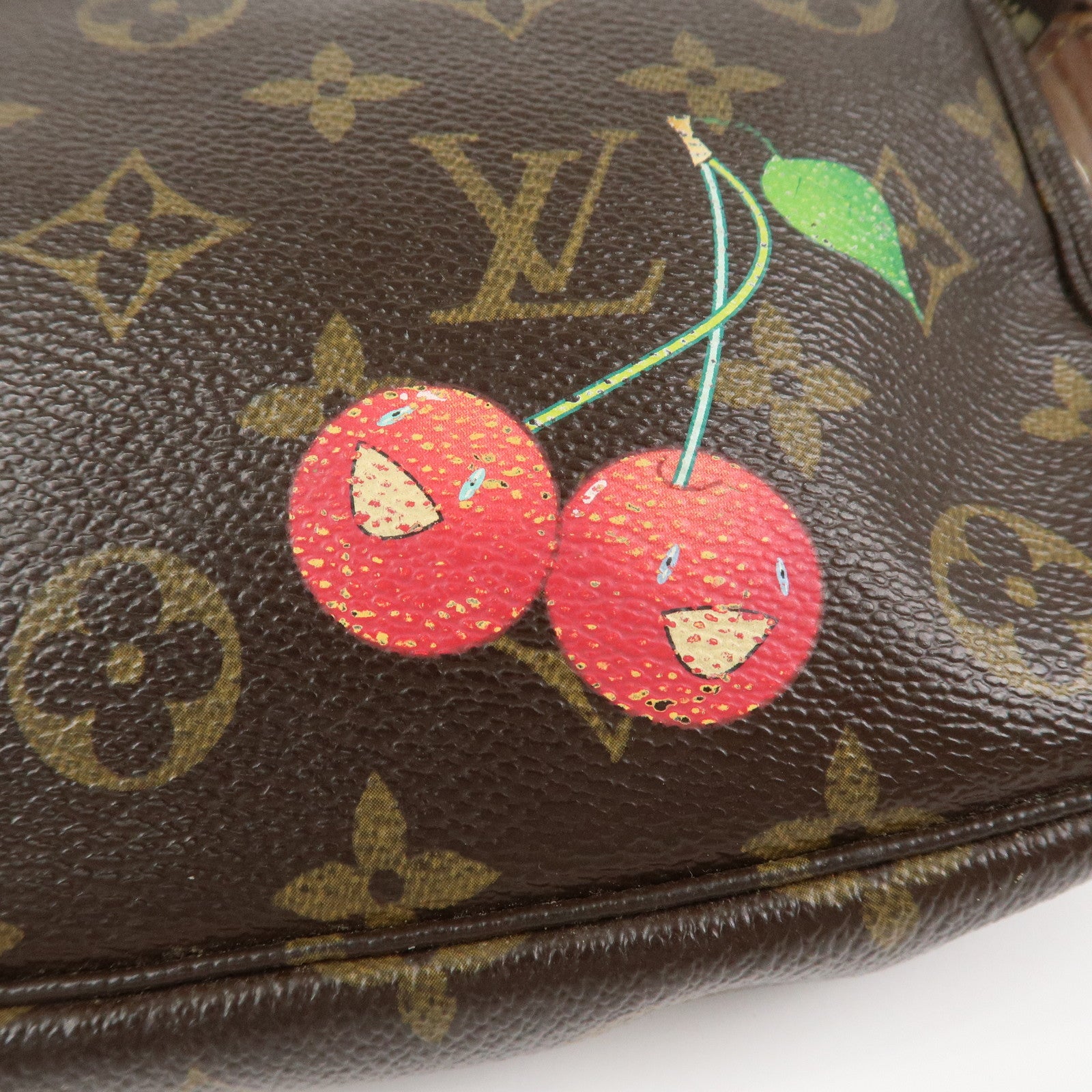 Louis Vuitton Monogram Cherry Pochette Accessoires Pouch M95008