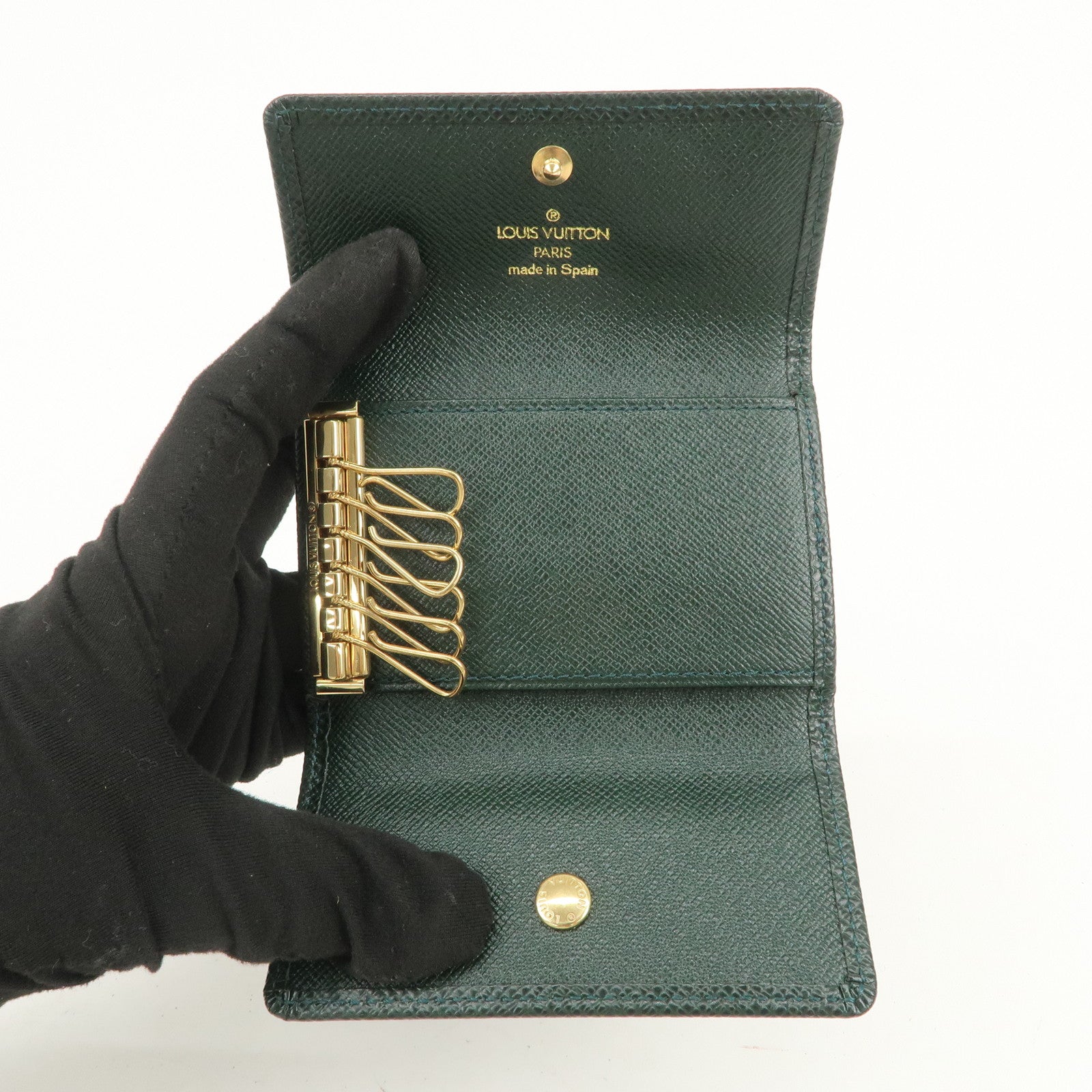 Louis Vuitton Taiga Leather Multicles 6 Key Case Epicea M30534