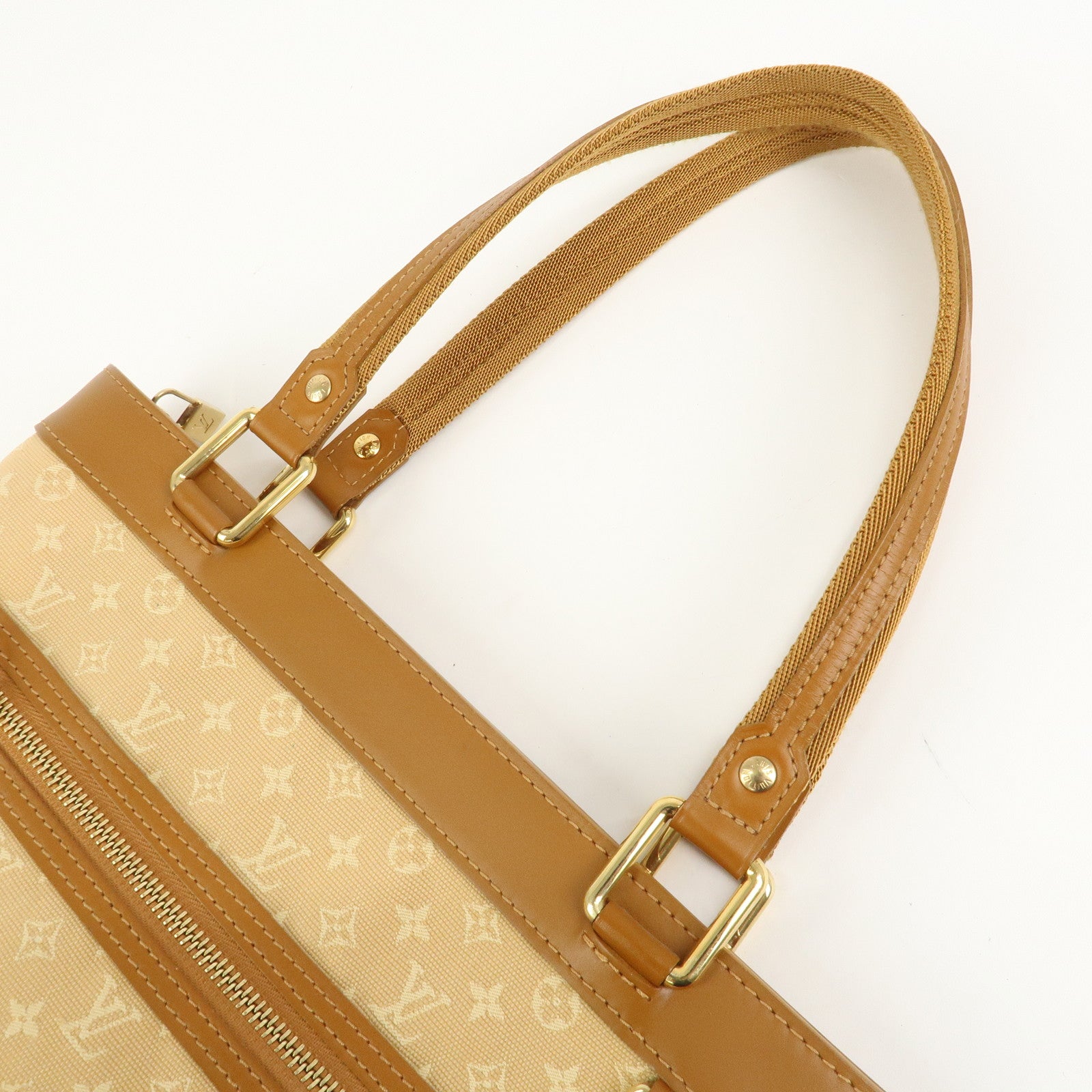 Louis Vuitton Monogram Mini Lucille PM Hand Bag Beige M92684