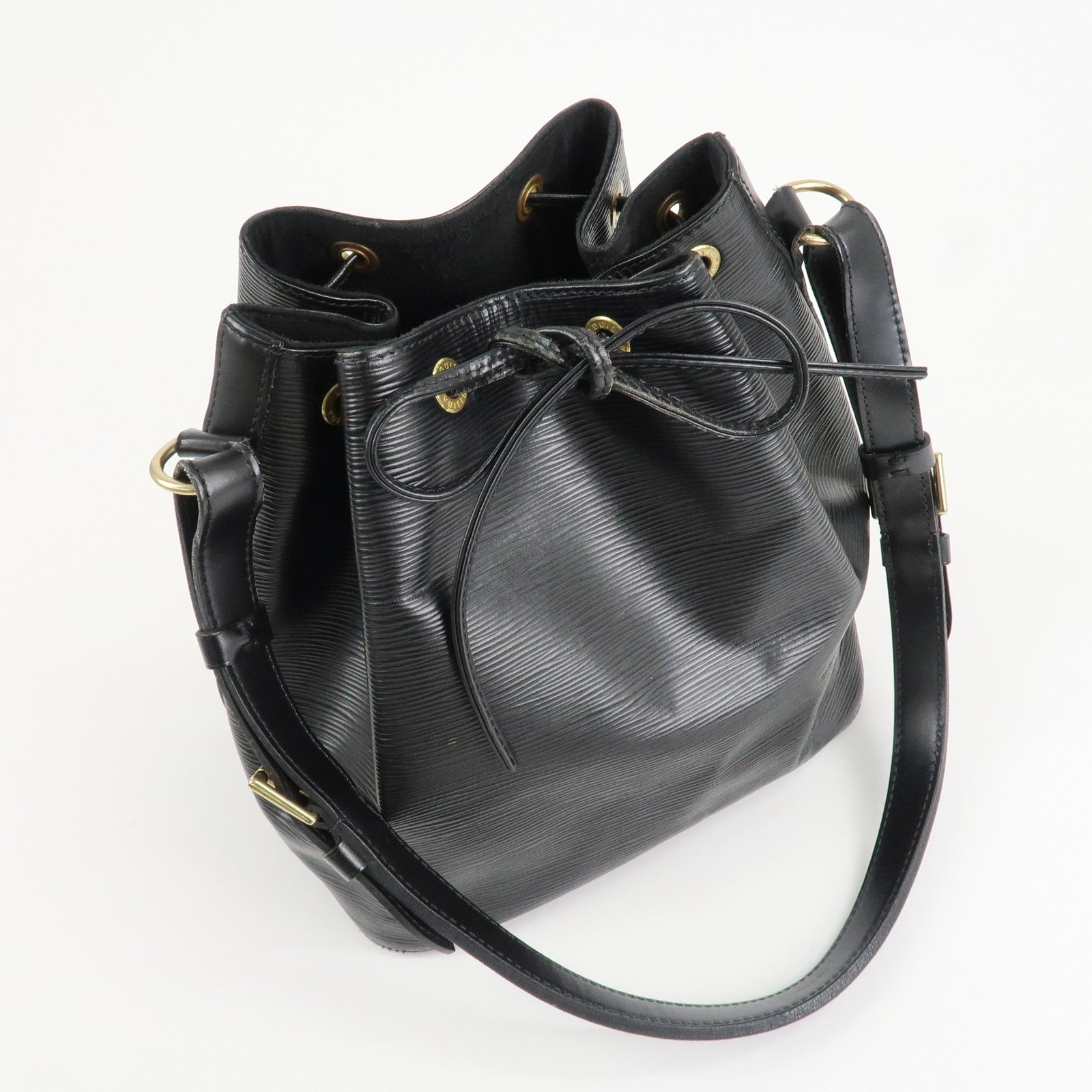 Louis Vuitton Epi Petit Noe Shoulder Bag Noir Black M59012 Used