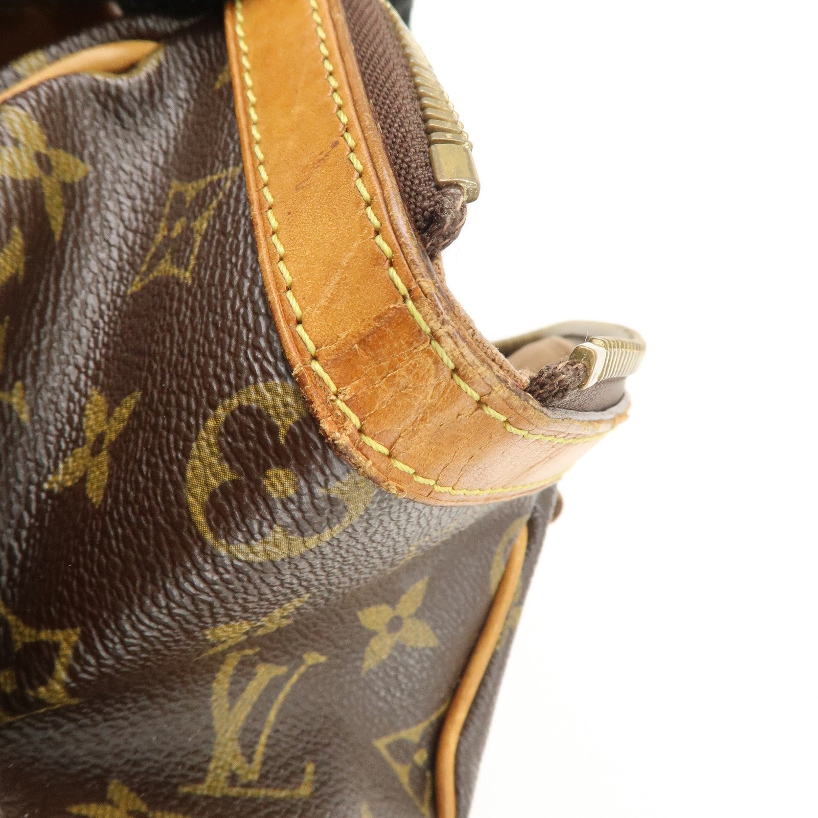 Louis Vuitton Monogram Tivoli PM Hand Bag Brown M40143 Used