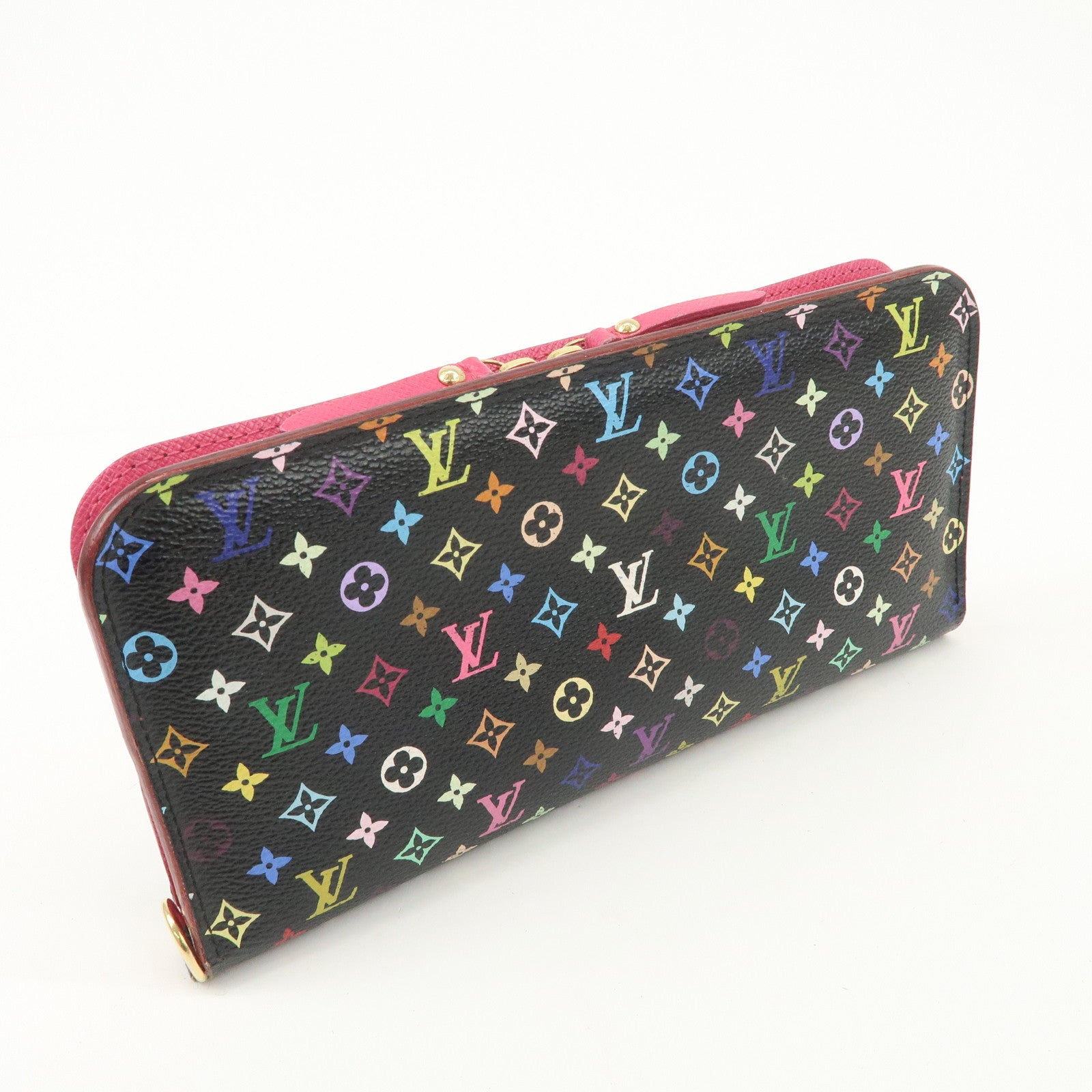 Louis Vuitton Multicolor Portefeuille Insolite Long Wallet Noir M93754 Used