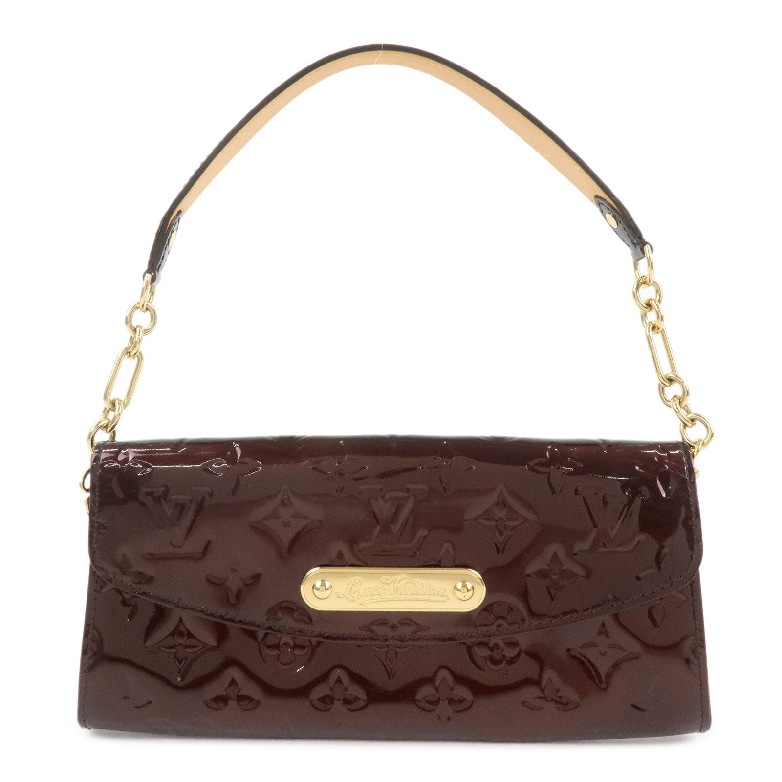 Louis Vuitton Monogram Vernis Sunset Boulevard Hand Bag M93542