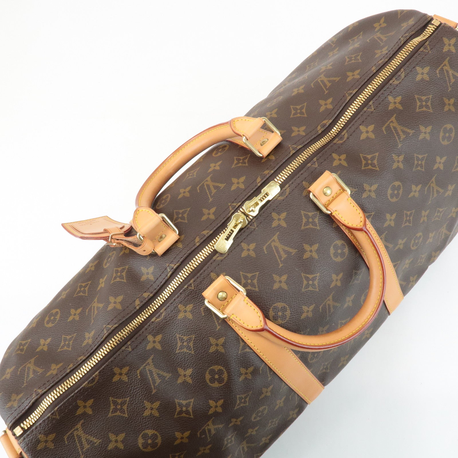 Louis Vuitton Monogram Keep All Bandouliere 55 Boston Bag M41414 Used