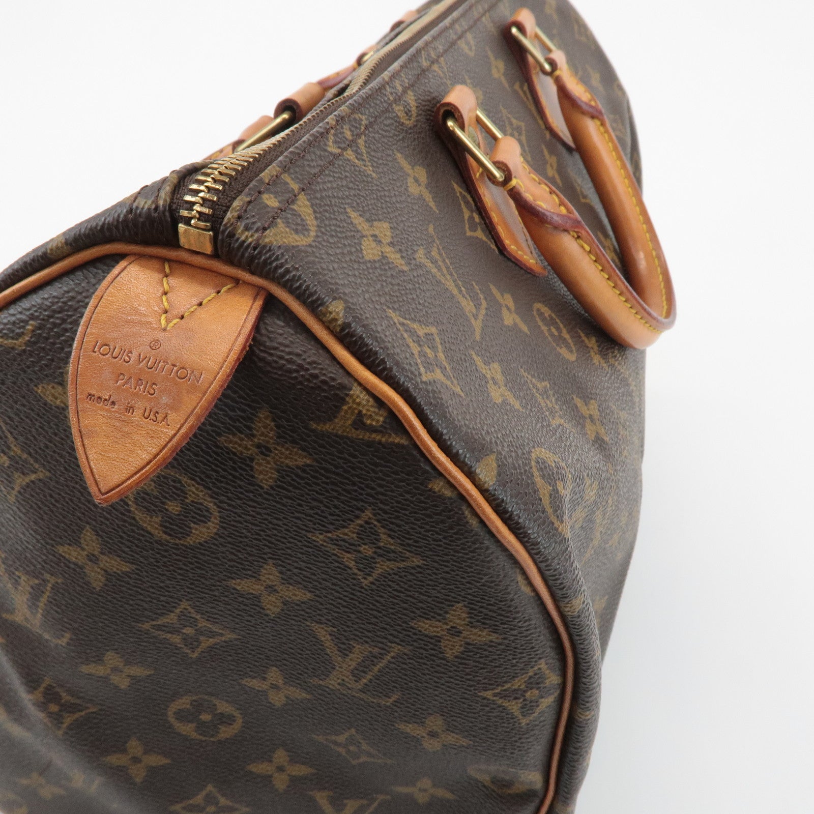 Louis Vuitton Monogram Speedy 35 Boston Bag Hand Bag M41524