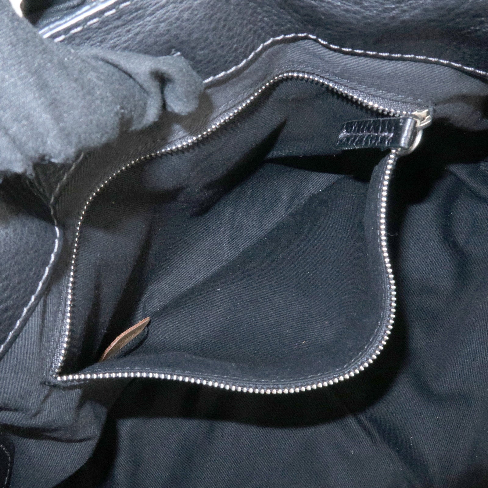 Chloe Paddington Leather Hand Bag Shoulder Bag Black Gold Hardware