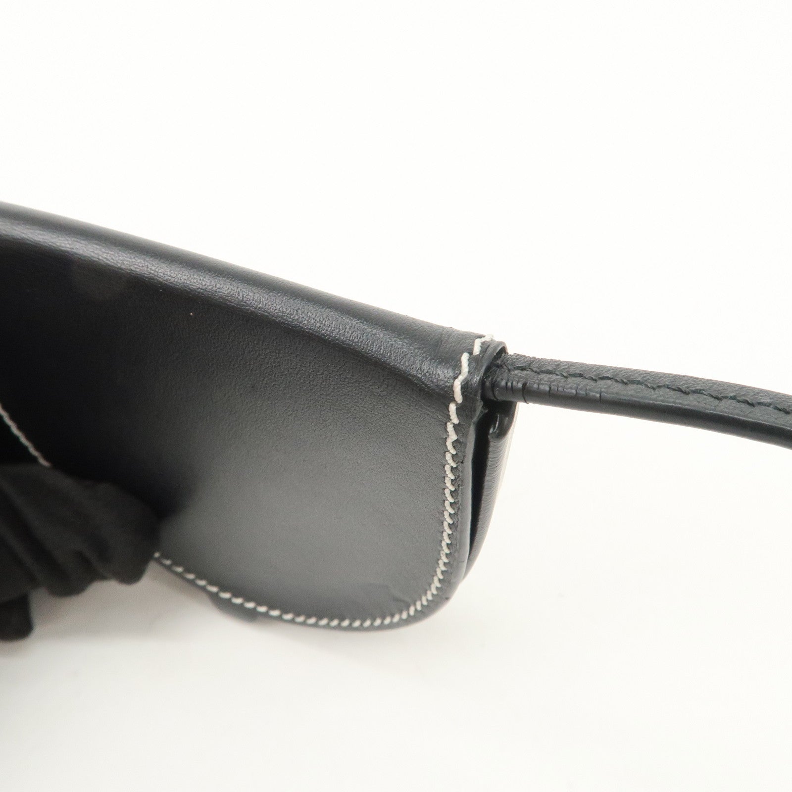 LOEWE Anagram Leather Mini Heel Shoulder Strap Pouch Coin Case