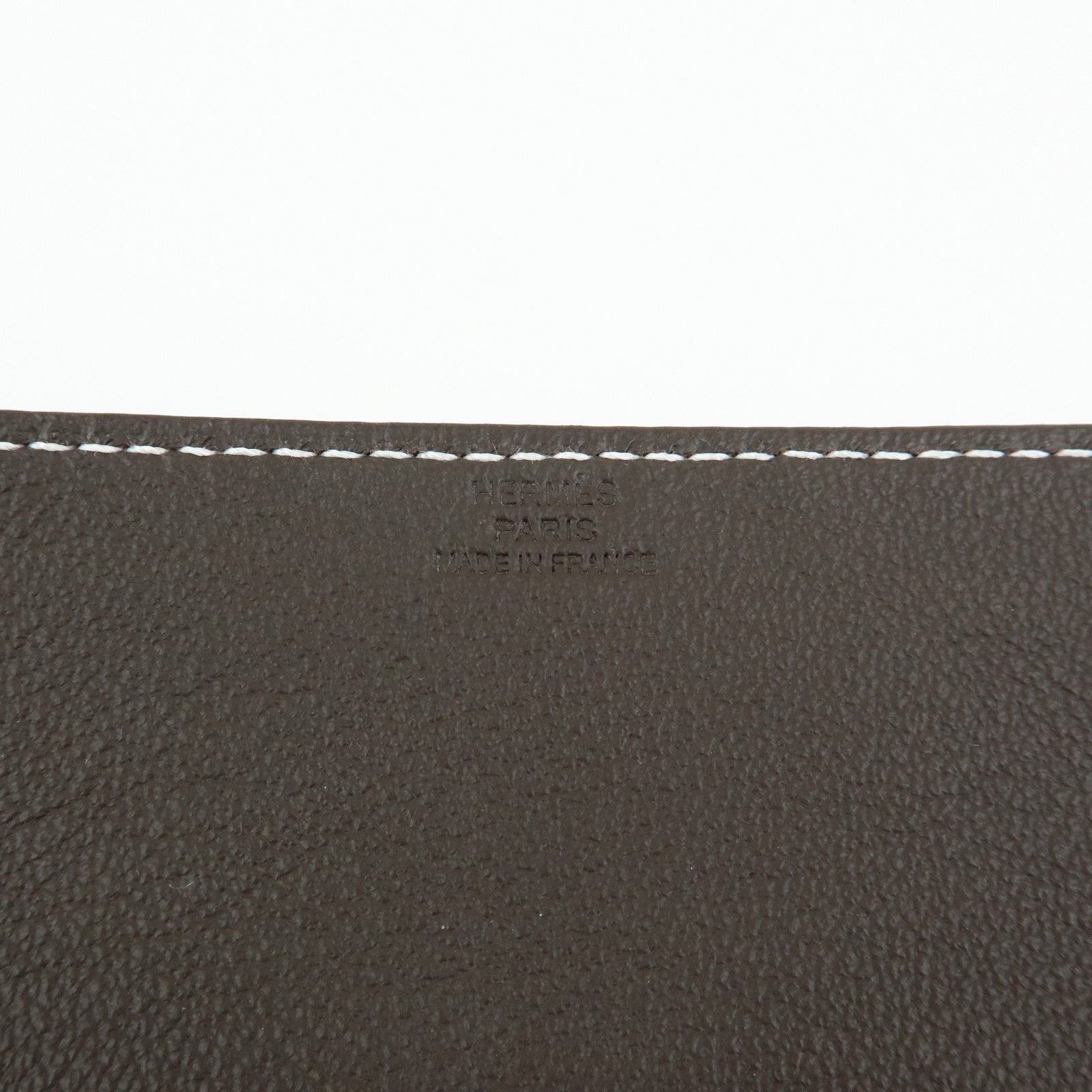 HERMES Taurillon Mises et Relances Desk H Evelyne Pencase W Stamped