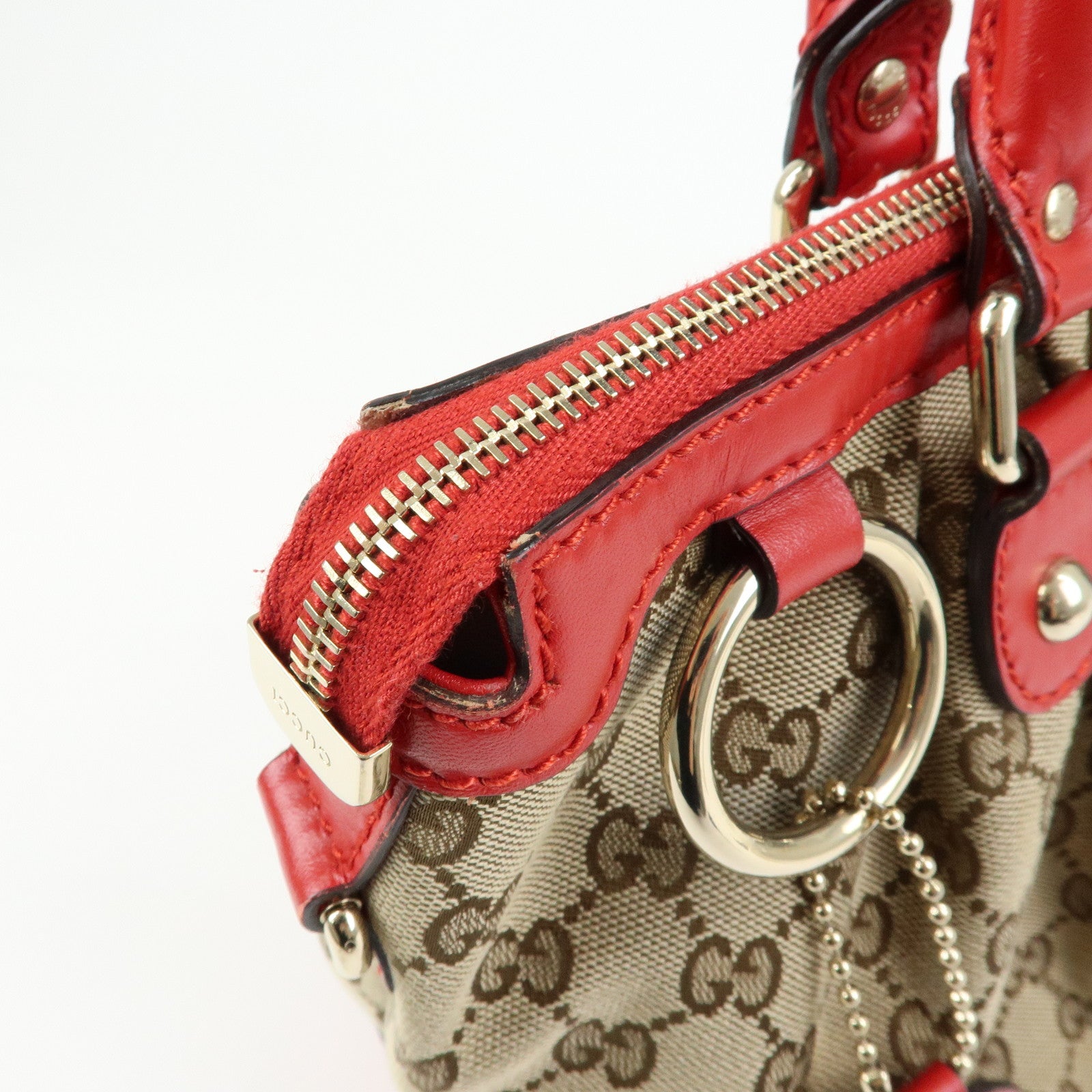 GUCCI Sukey Interlocking G GG Canvas Leather 2Way Bag 247902