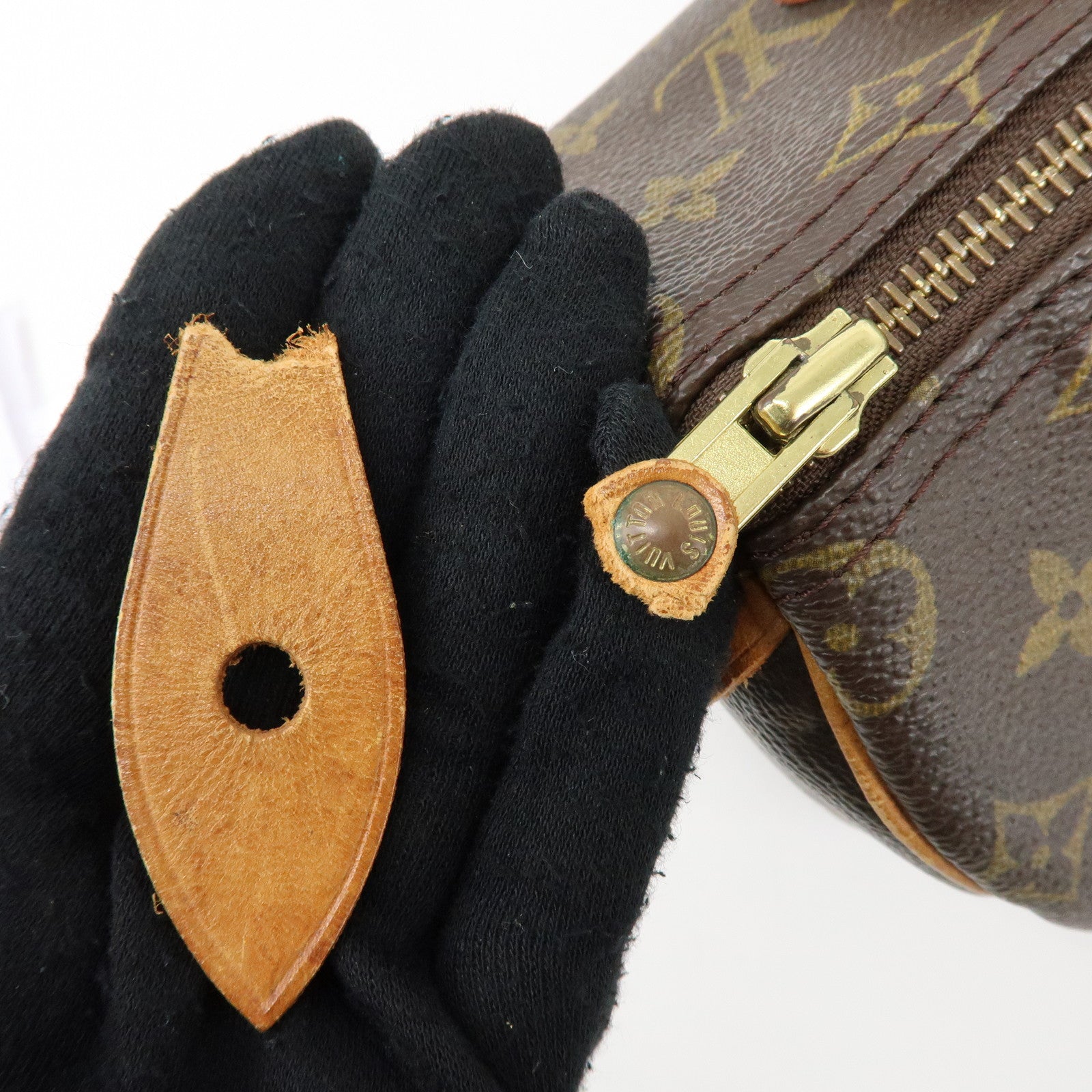 Louis Vuitton Monogram Speedy 25 Boston Bag Hand Bag Brown M41528