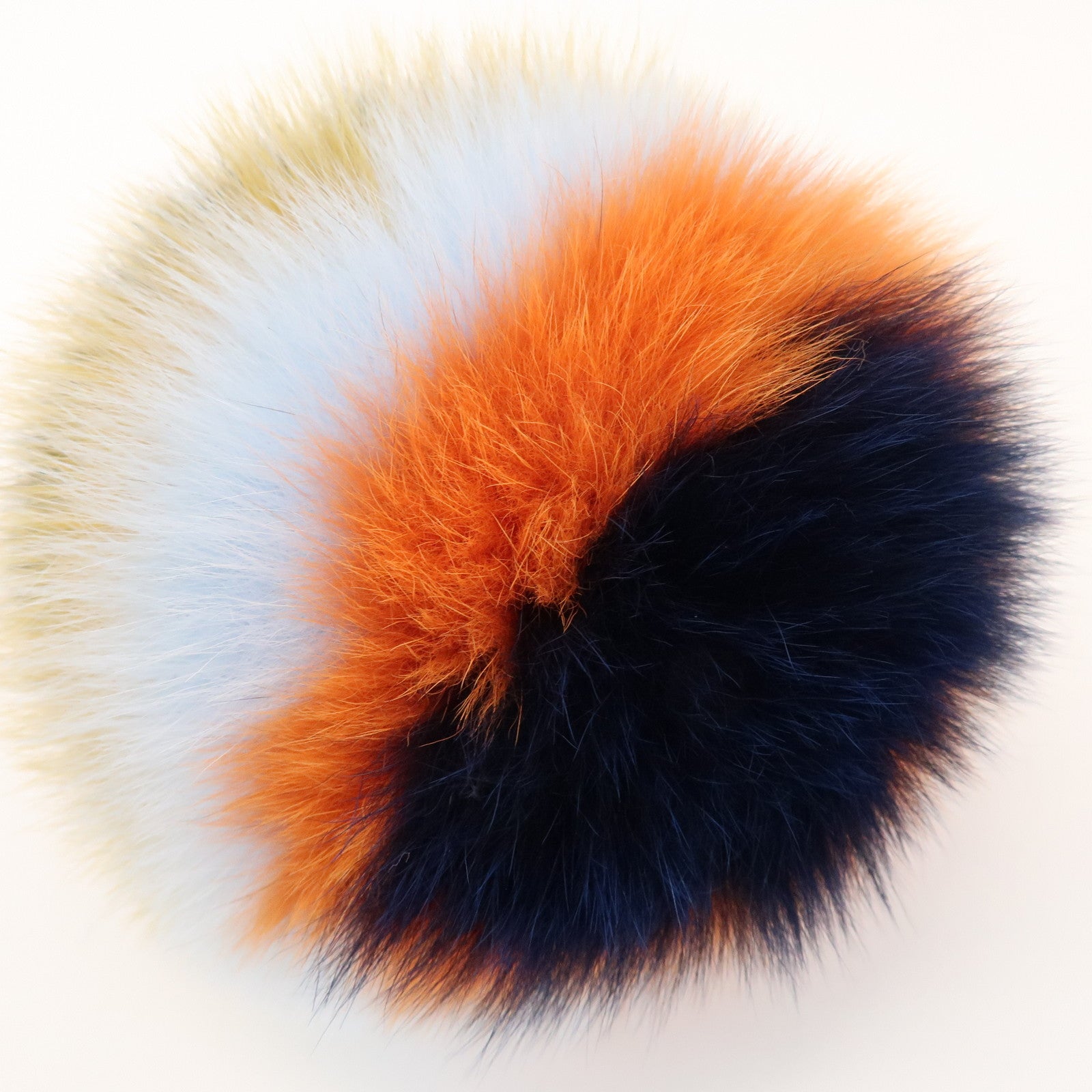 FENDI Pom Pom Fur Charm Key Chain Bag Charm Multicolor 7AR259
