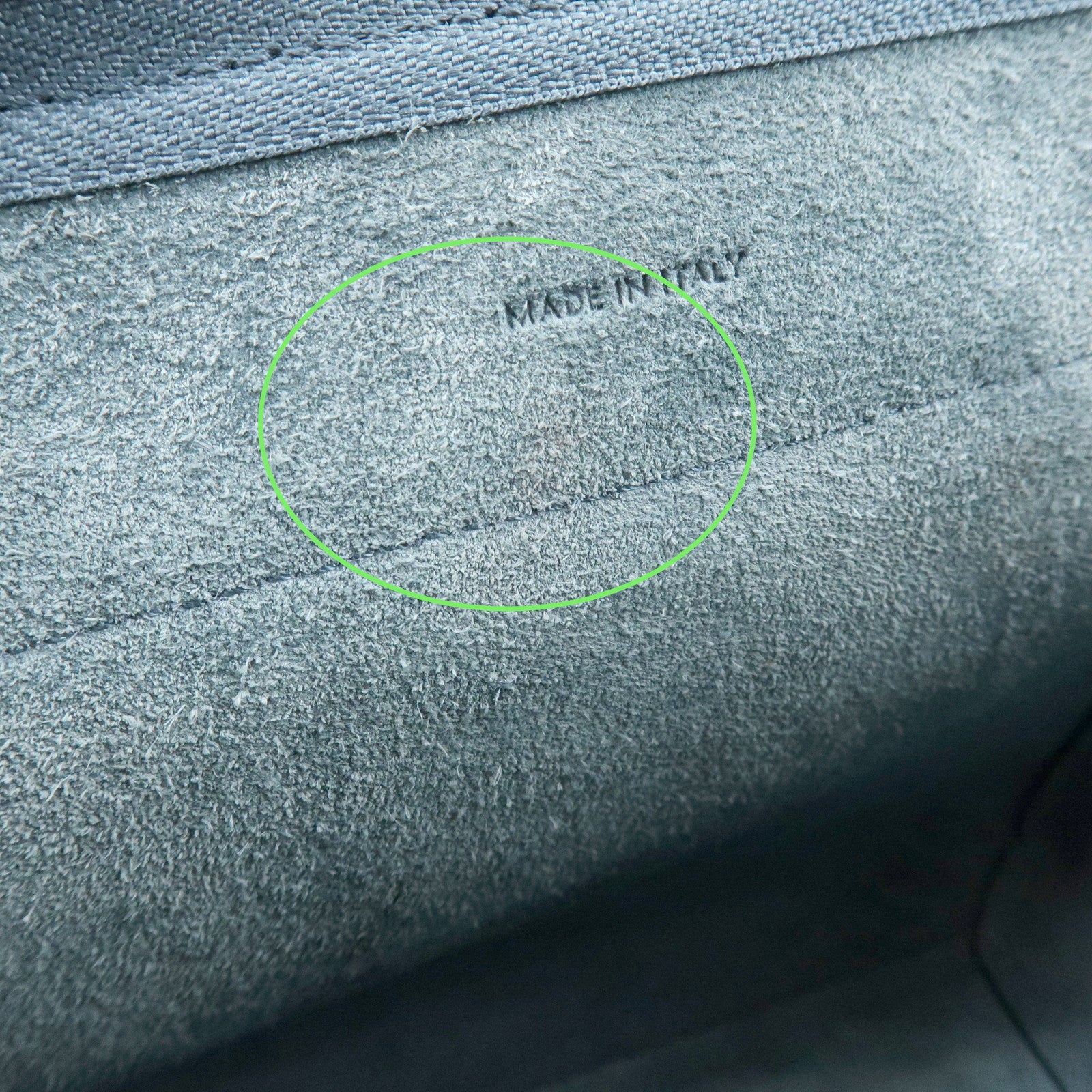 CELINE Belt Bag Leather 2Way Bag Hand Bag Shoulder Bag Blue